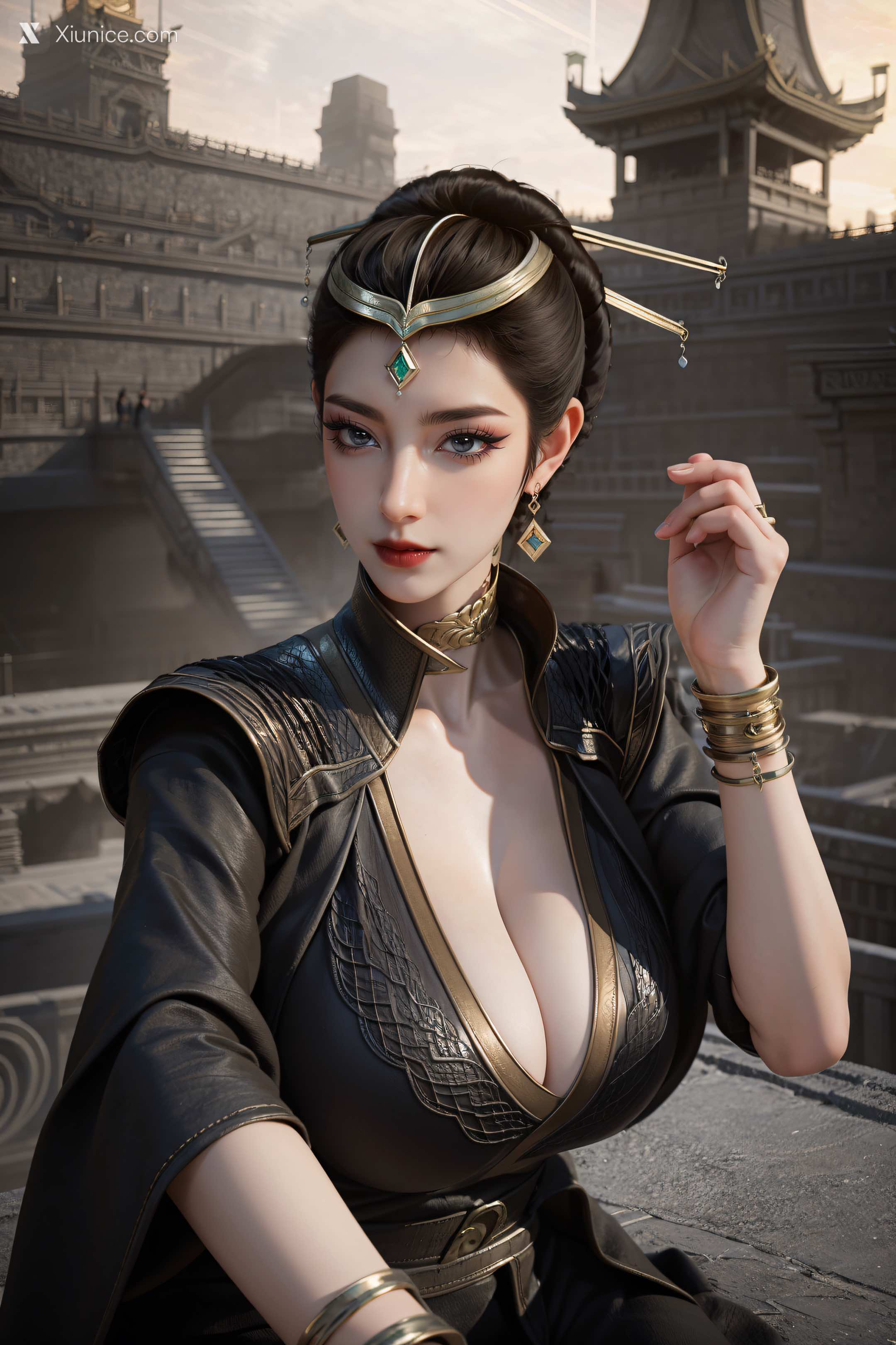 AI Girl Xiunice.com 凡人修仙传 温夫人 58