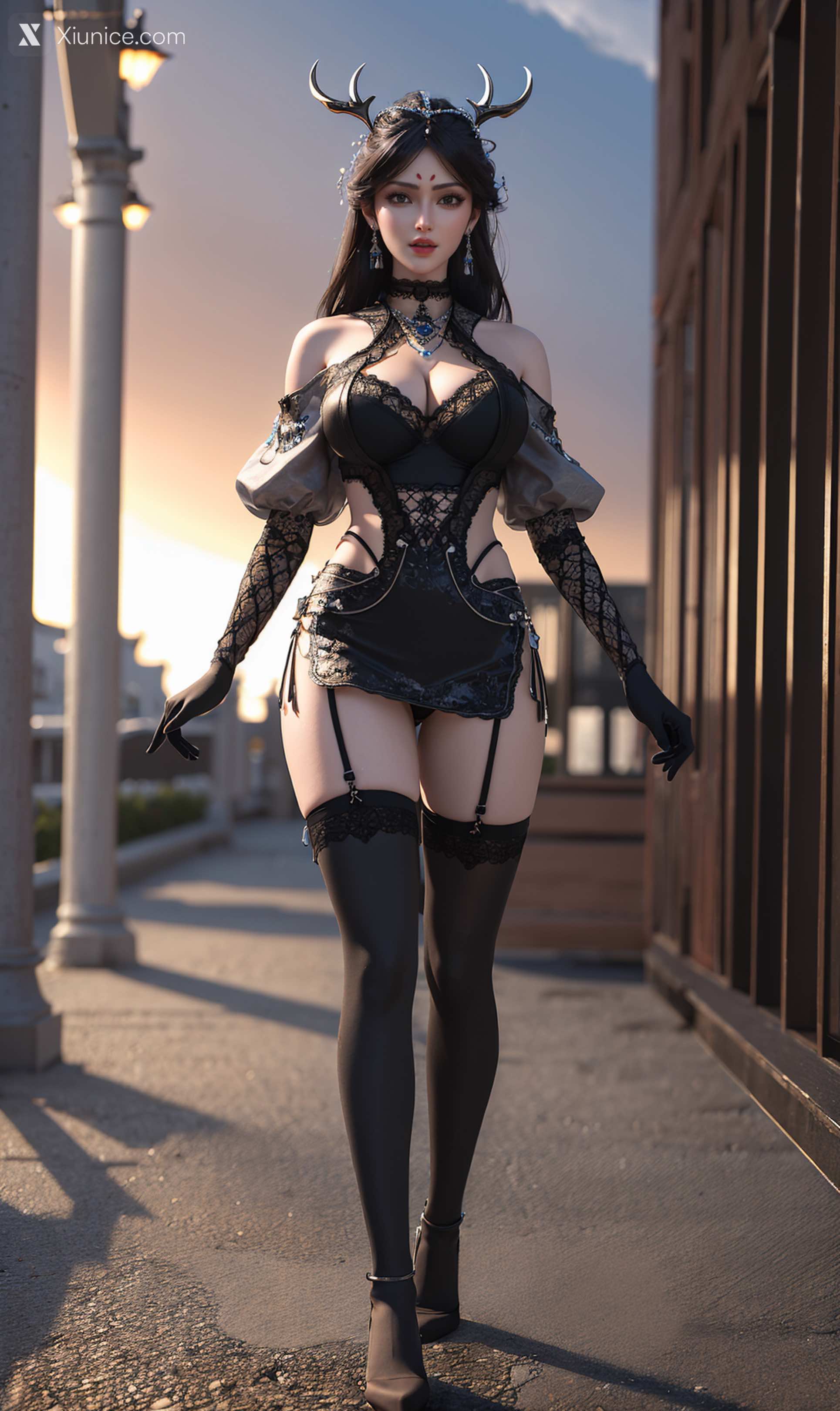 AI Girl Xiunice.com 凡人修仙传 黑煞 35