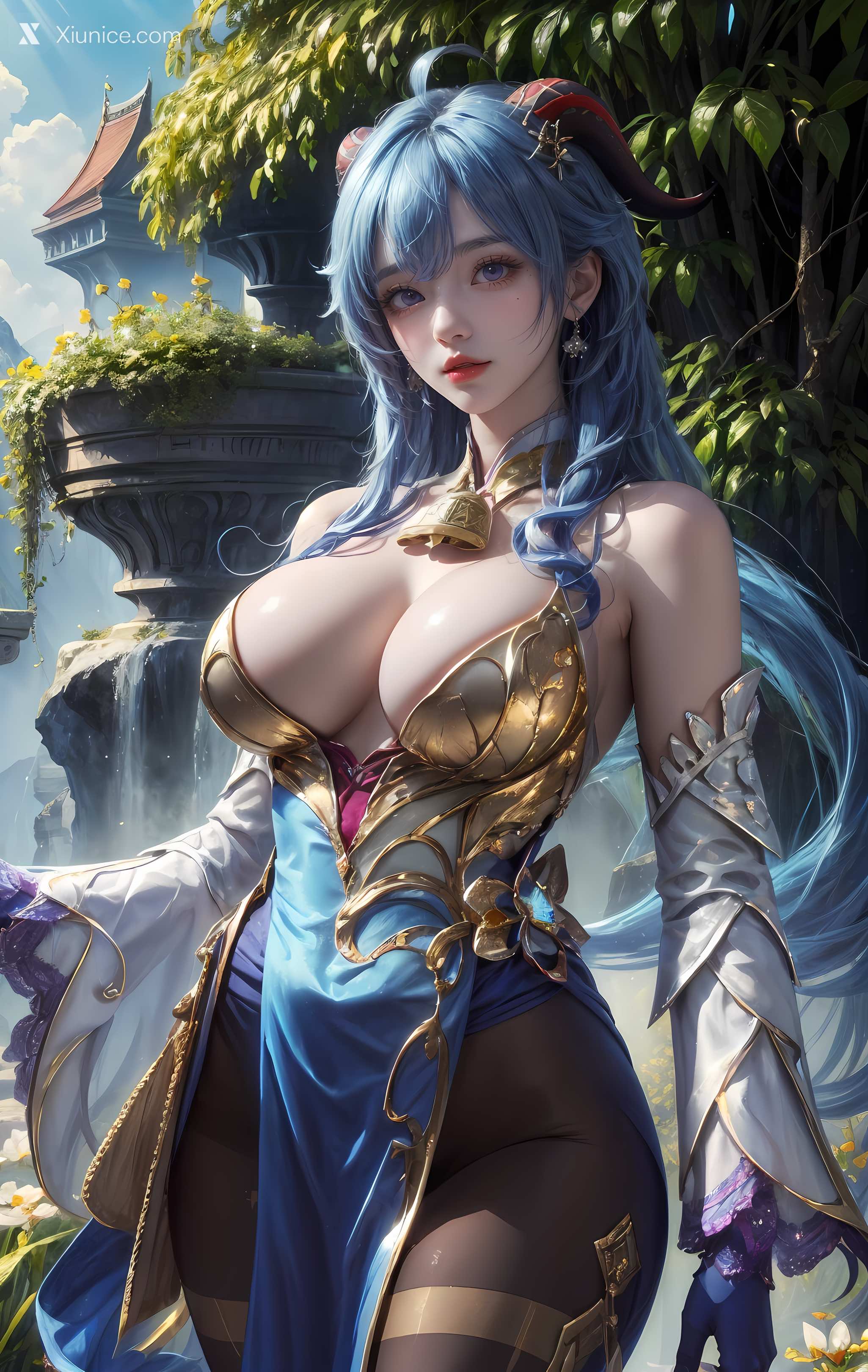 AI Girl Xiunice.com 原神 甘雨 13