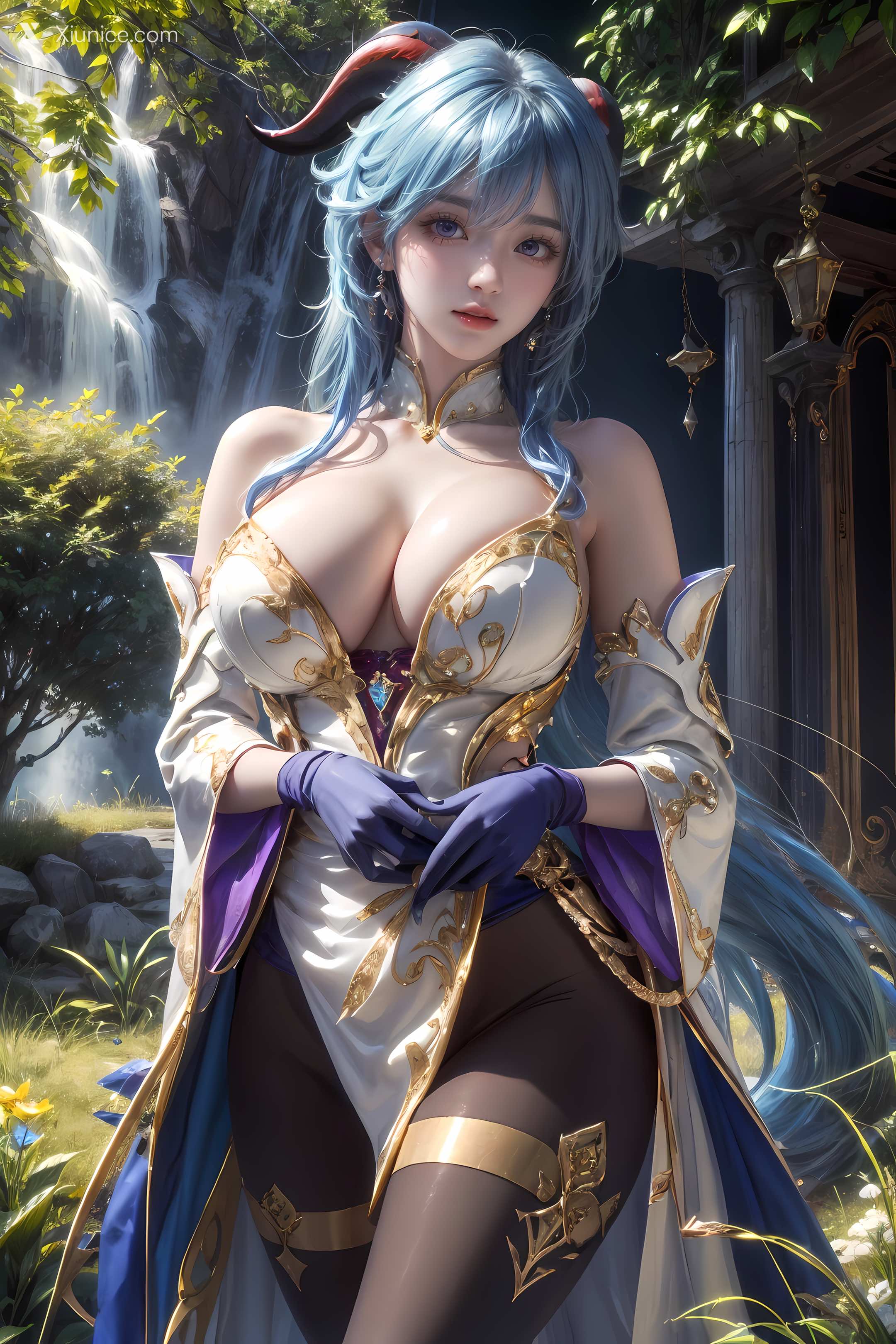 AI Girl Xiunice.com 原神 甘雨 15