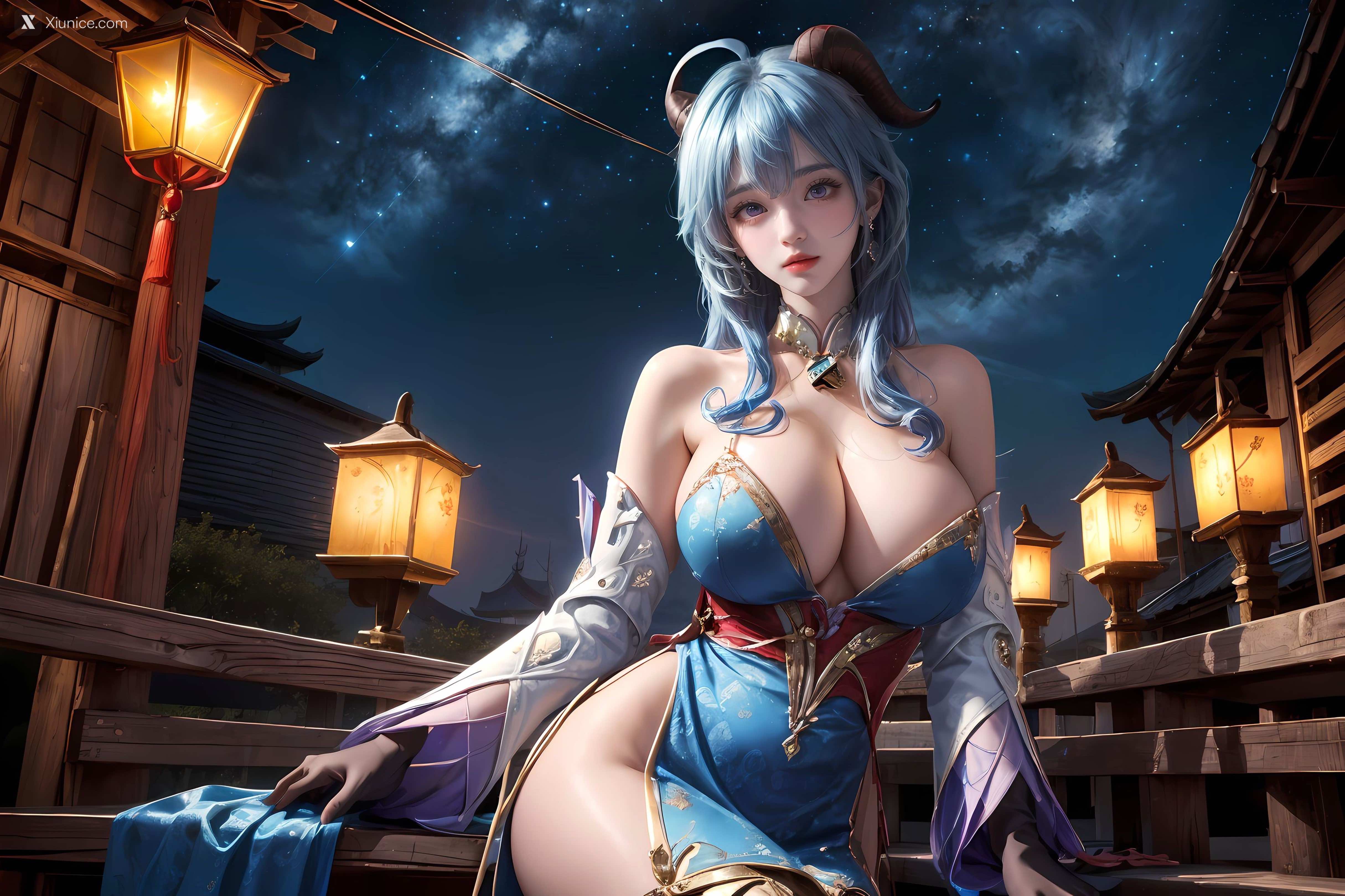 AI Girl Xiunice.com 原神 甘雨 25