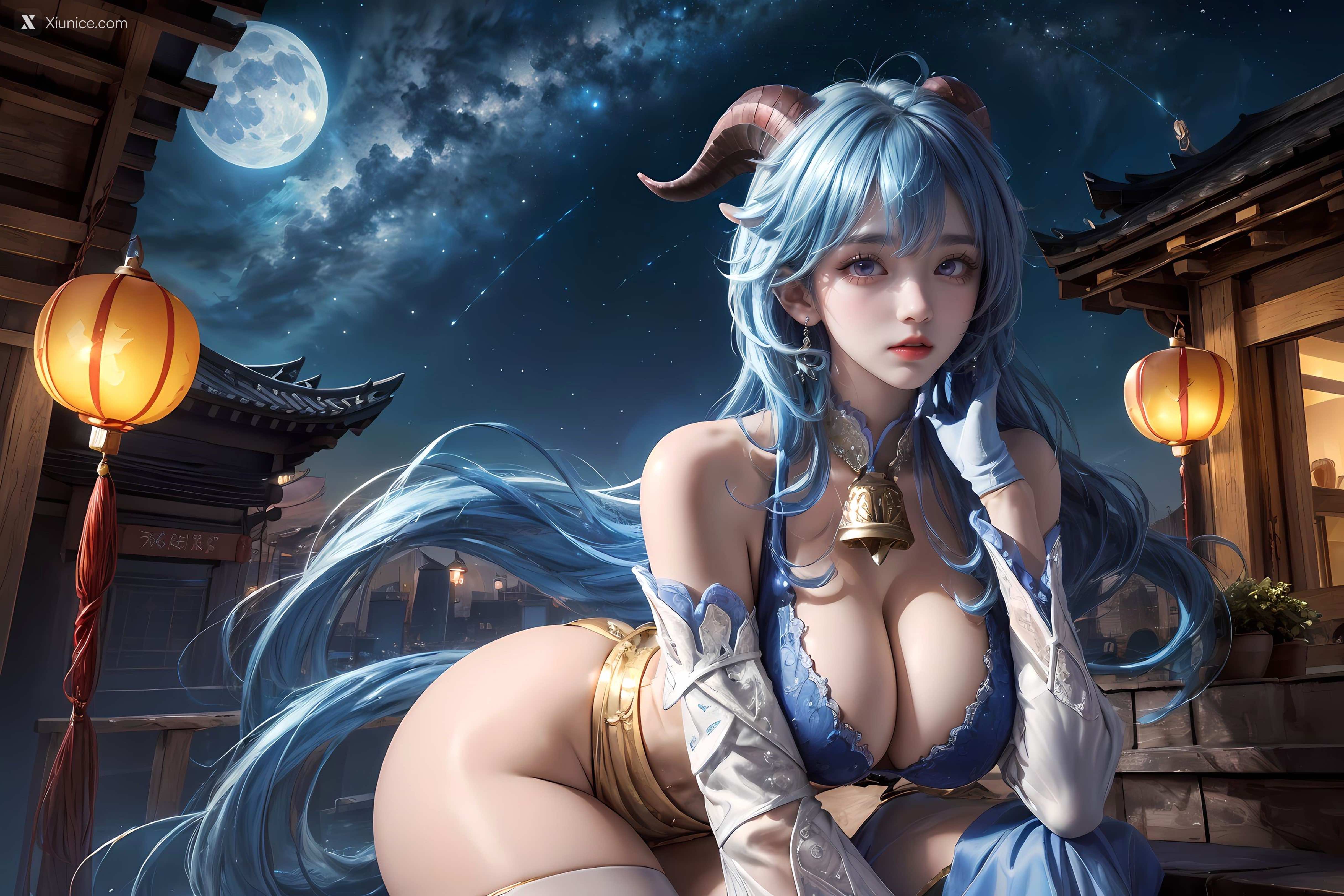 AI Girl Xiunice.com 原神 甘雨 26