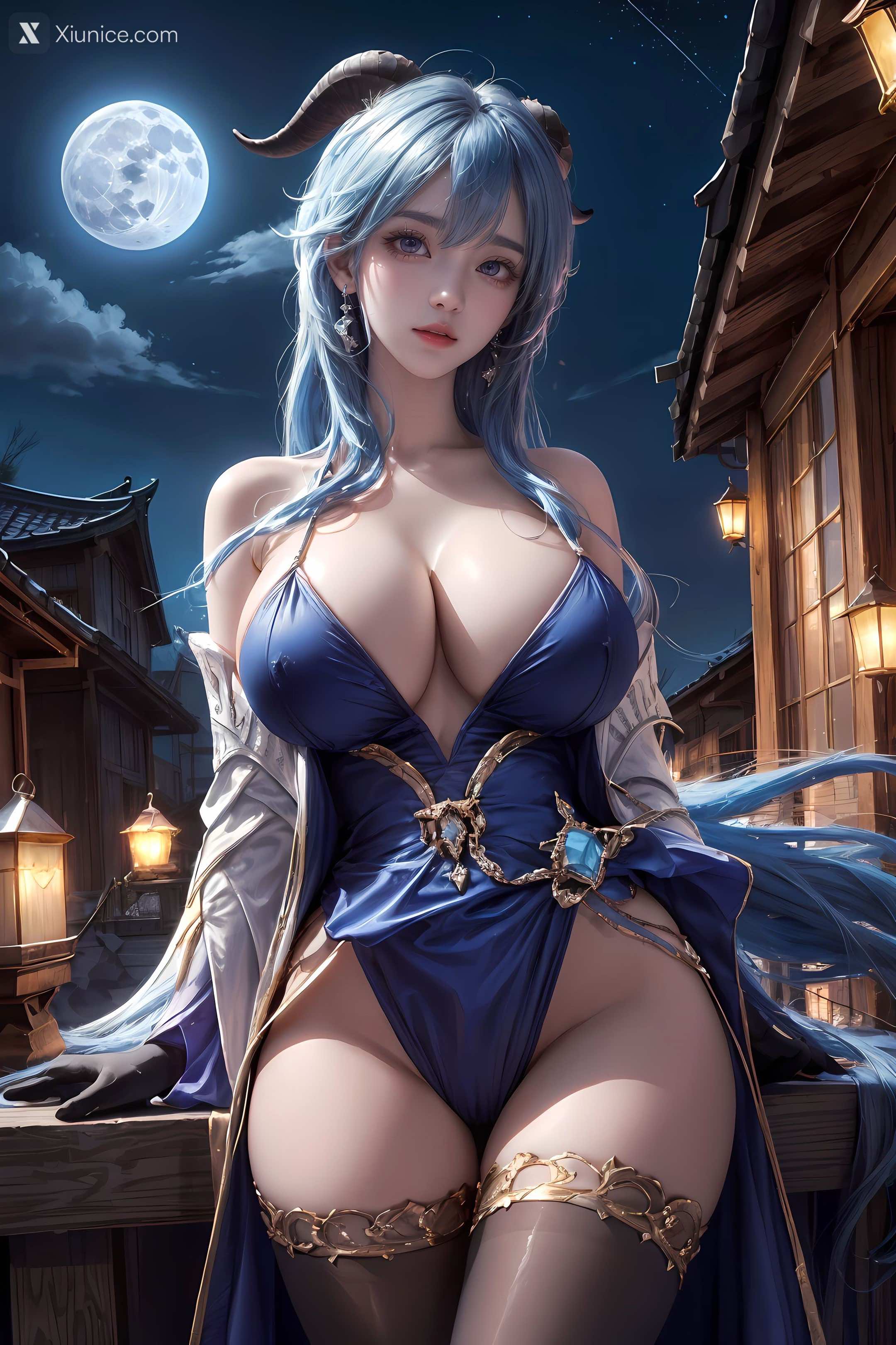 AI Girl Xiunice.com 原神 甘雨 3