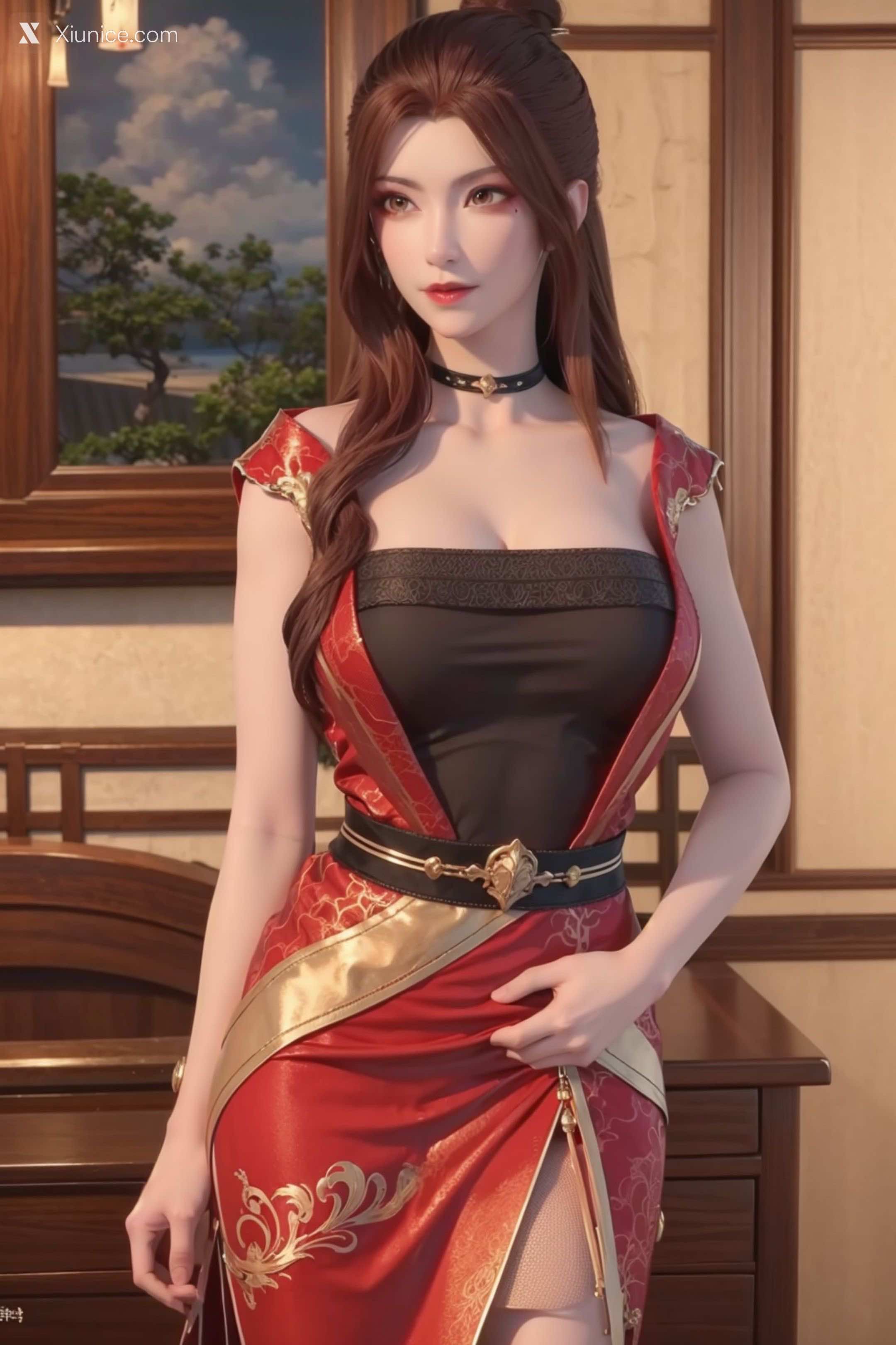 AI Girl Xiunice.com 堕玄师 白堇 非浅 沈燃 沈燃 内衣 12