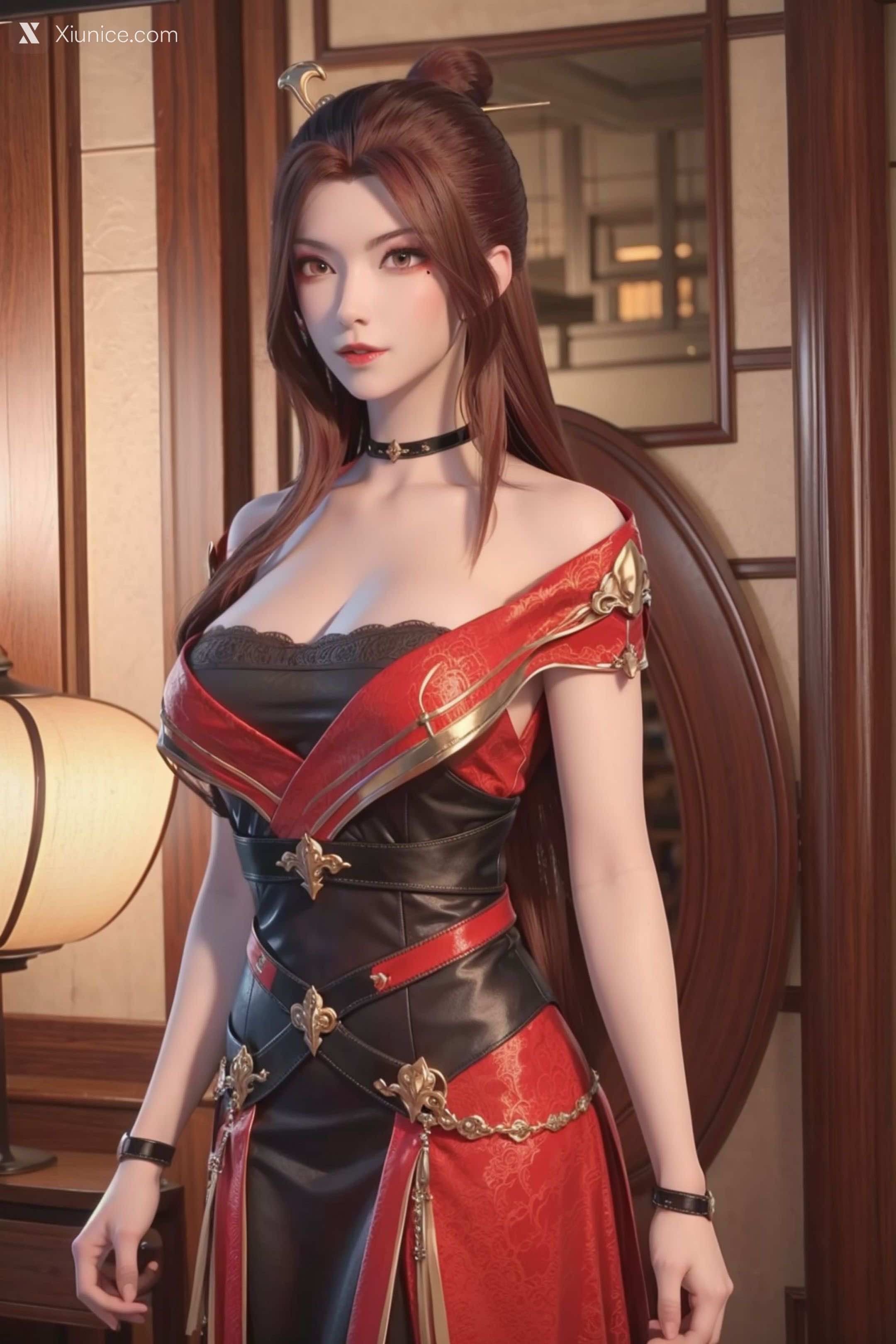 AI Girl Xiunice.com 堕玄师 白堇 非浅 沈燃 沈燃 内衣 15
