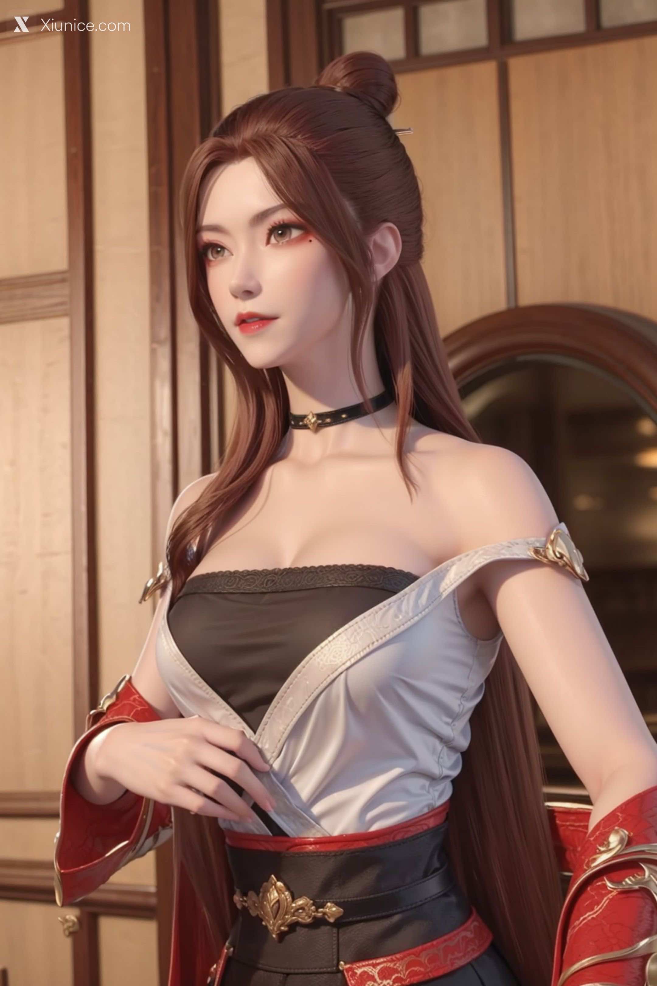 AI Girl Xiunice.com 堕玄师 白堇 非浅 沈燃 沈燃 内衣 7