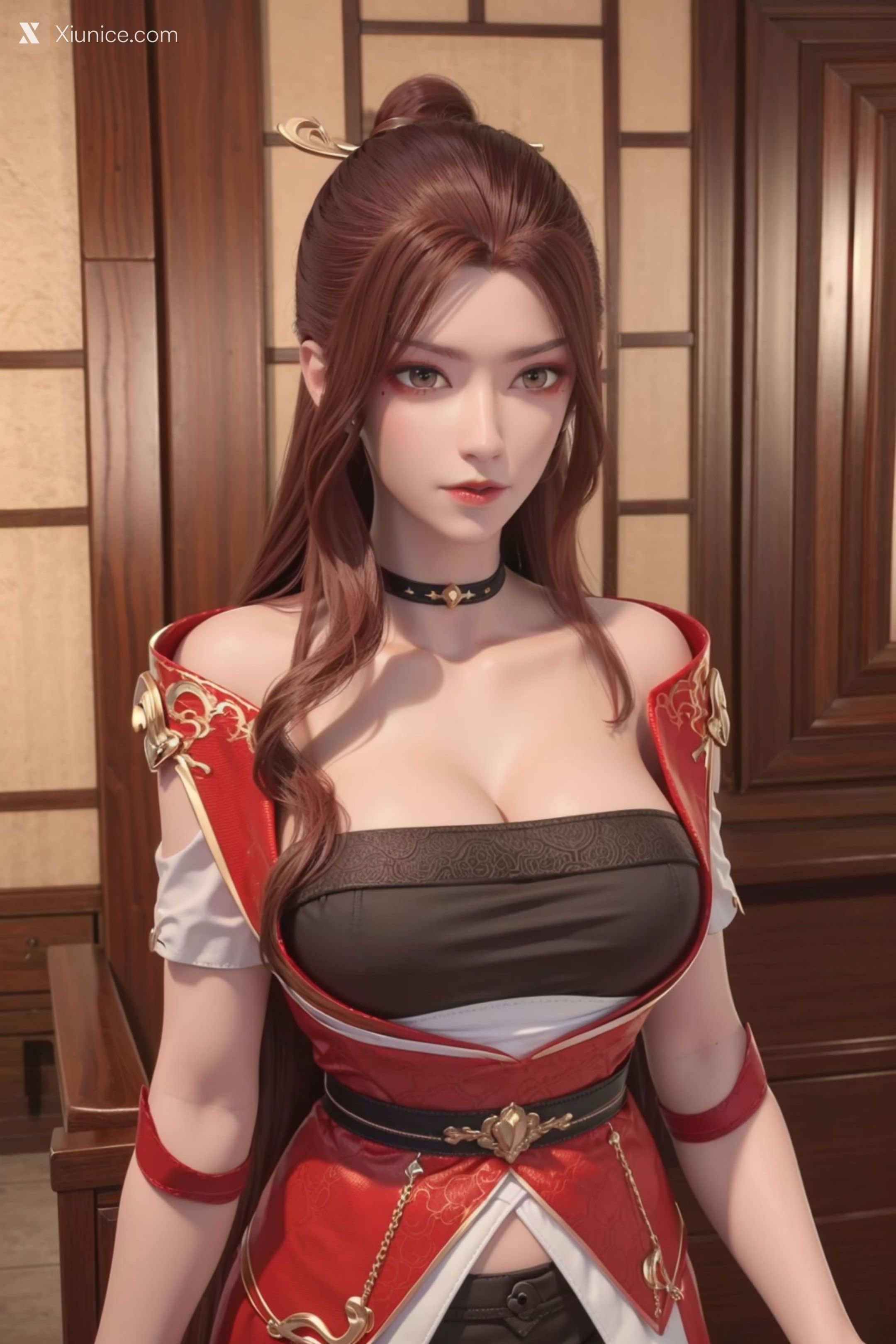 AI Girl Xiunice.com 堕玄师 白堇 非浅 沈燃 沈燃 内衣 8