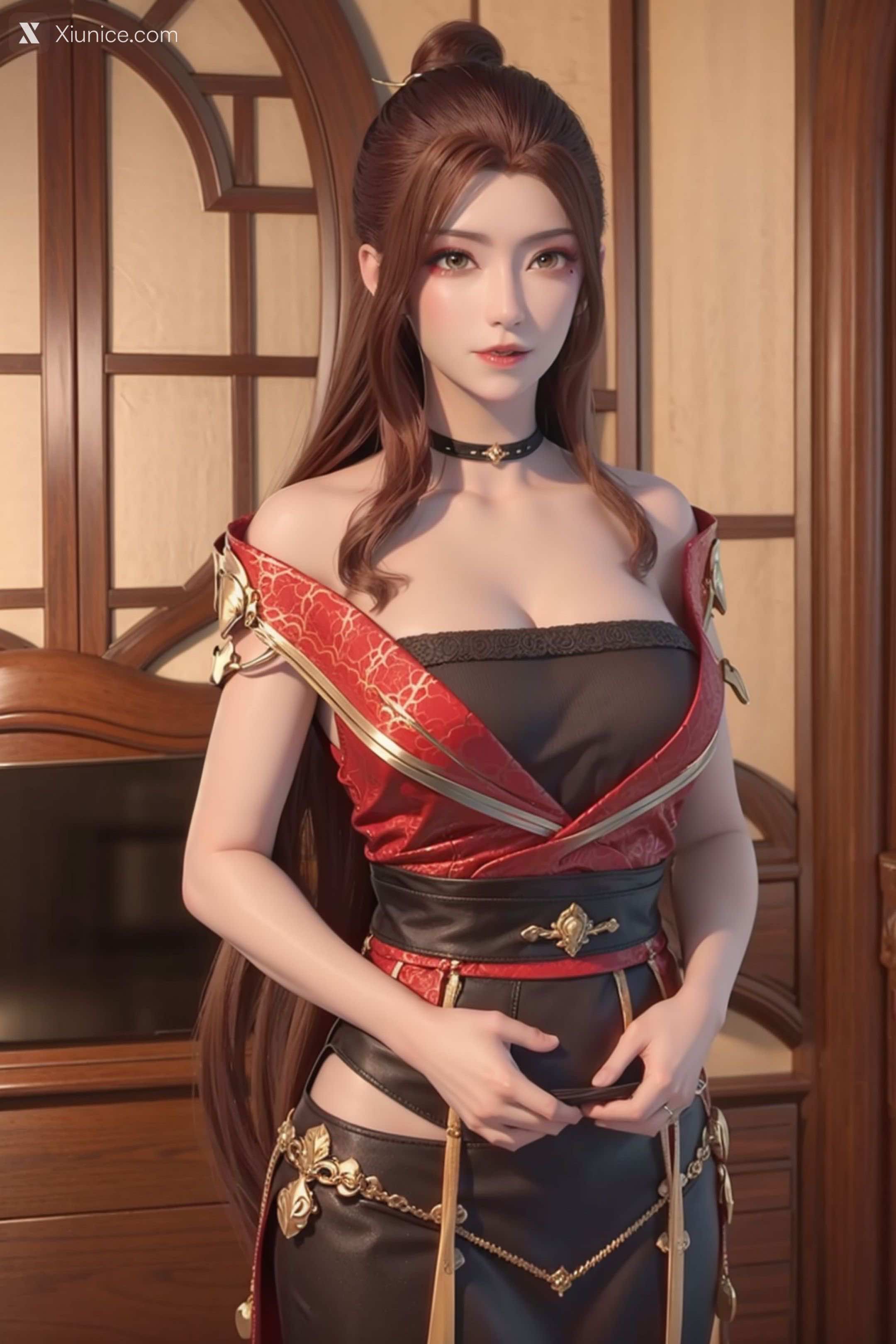 AI Girl Xiunice.com 堕玄师 白堇 非浅 沈燃 沈燃 内衣 9