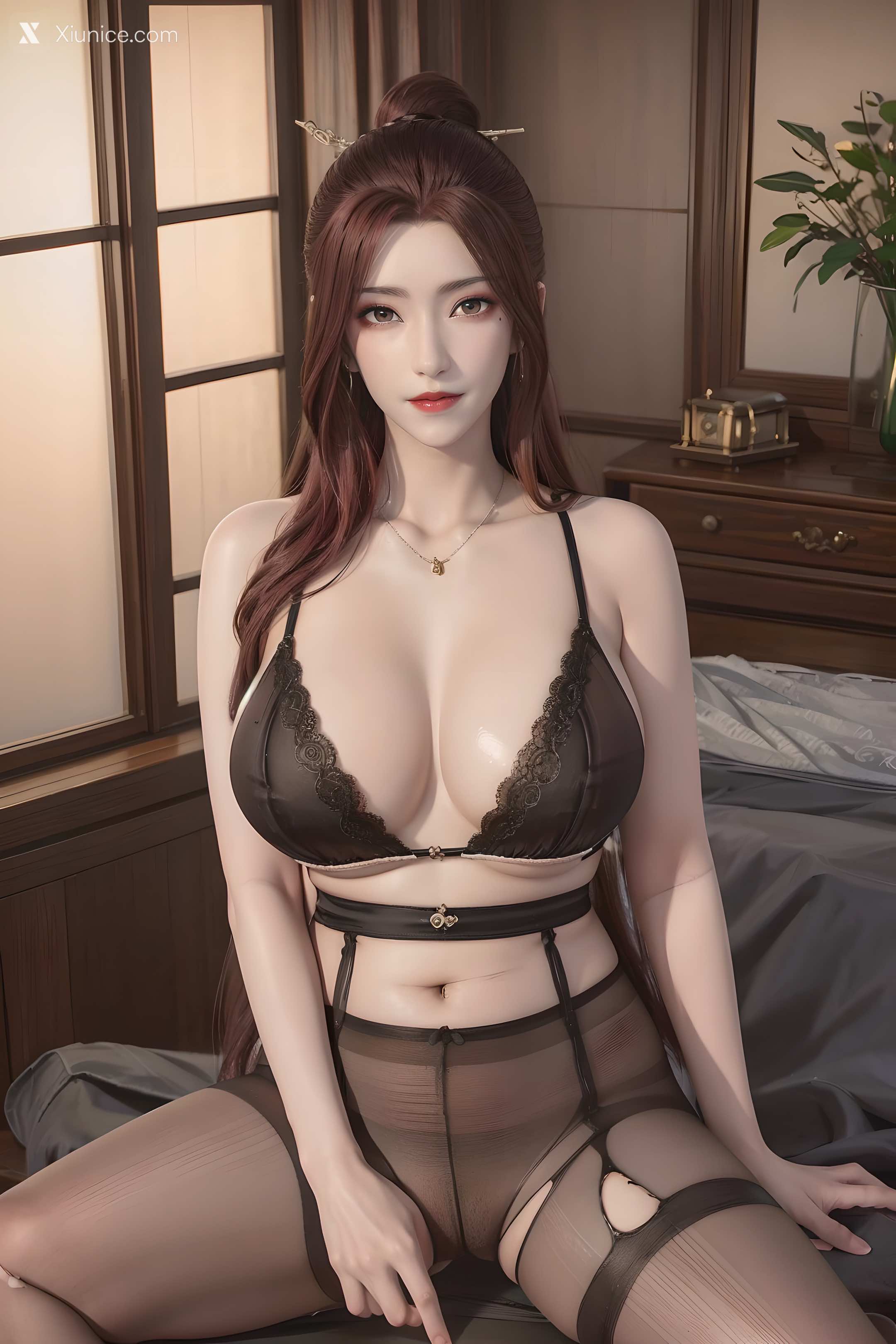 AI Girl Xiunice.com 堕玄师 白堇 非浅 沈燃 沈燃 黑丝 37