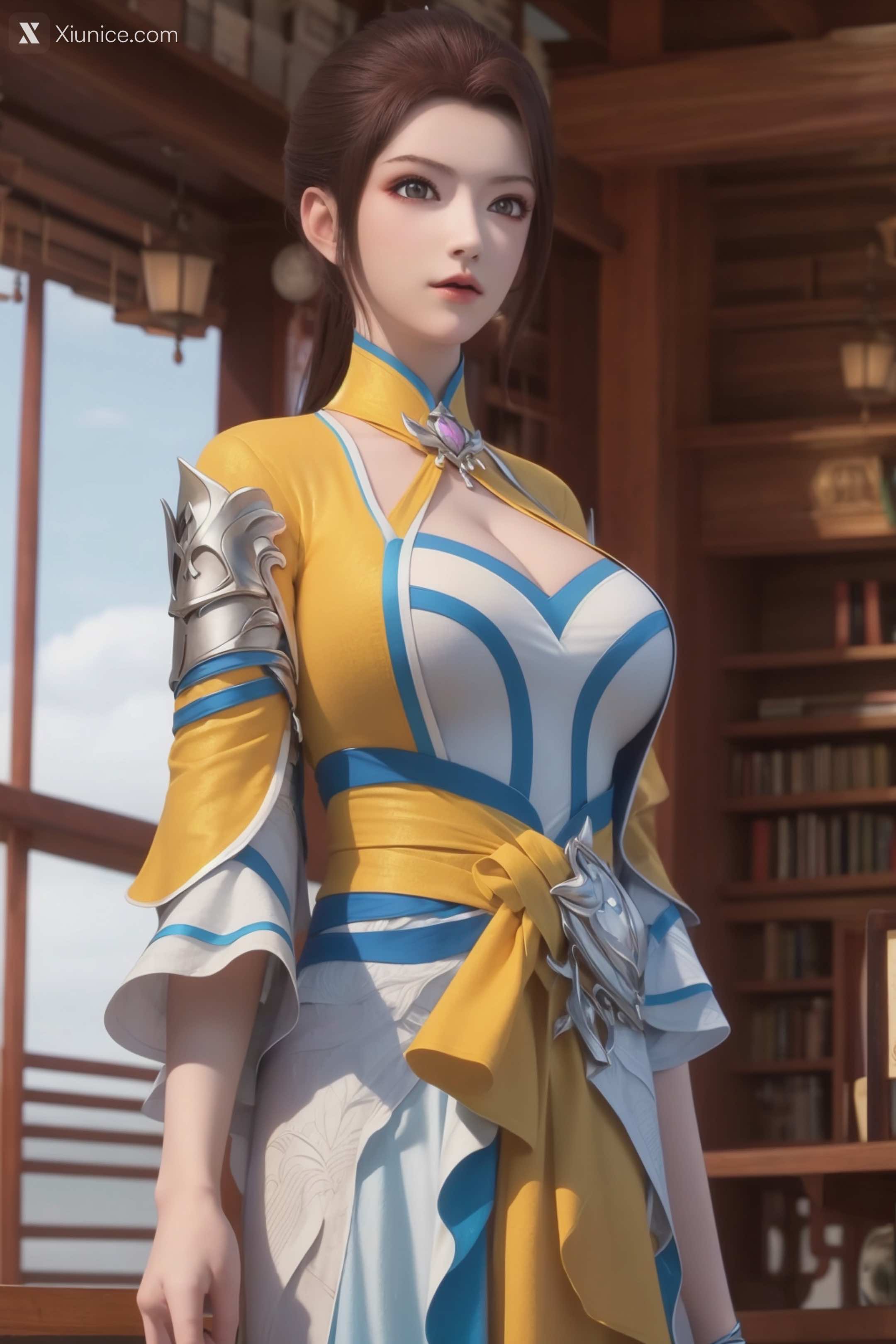 AI Girl Xiunice.com 堕玄师 白堇 非浅 沈燃 白堇 105