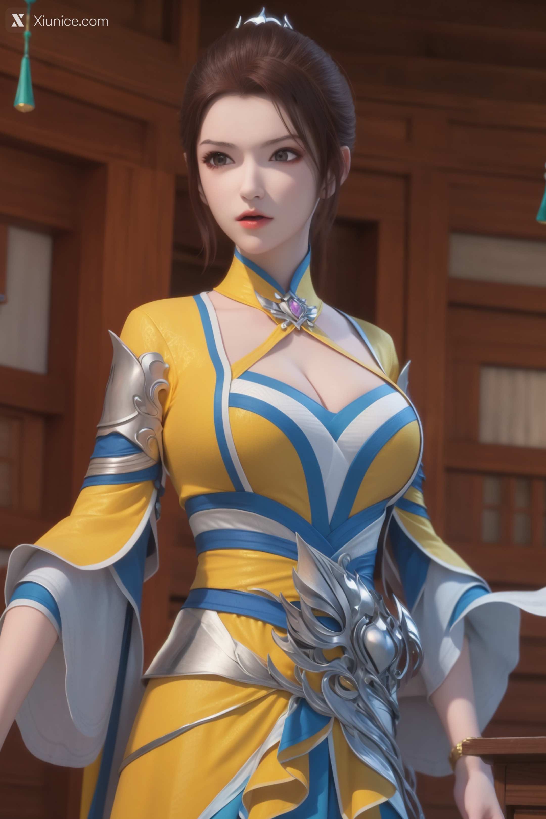 AI Girl Xiunice.com 堕玄师 白堇 非浅 沈燃 白堇 11