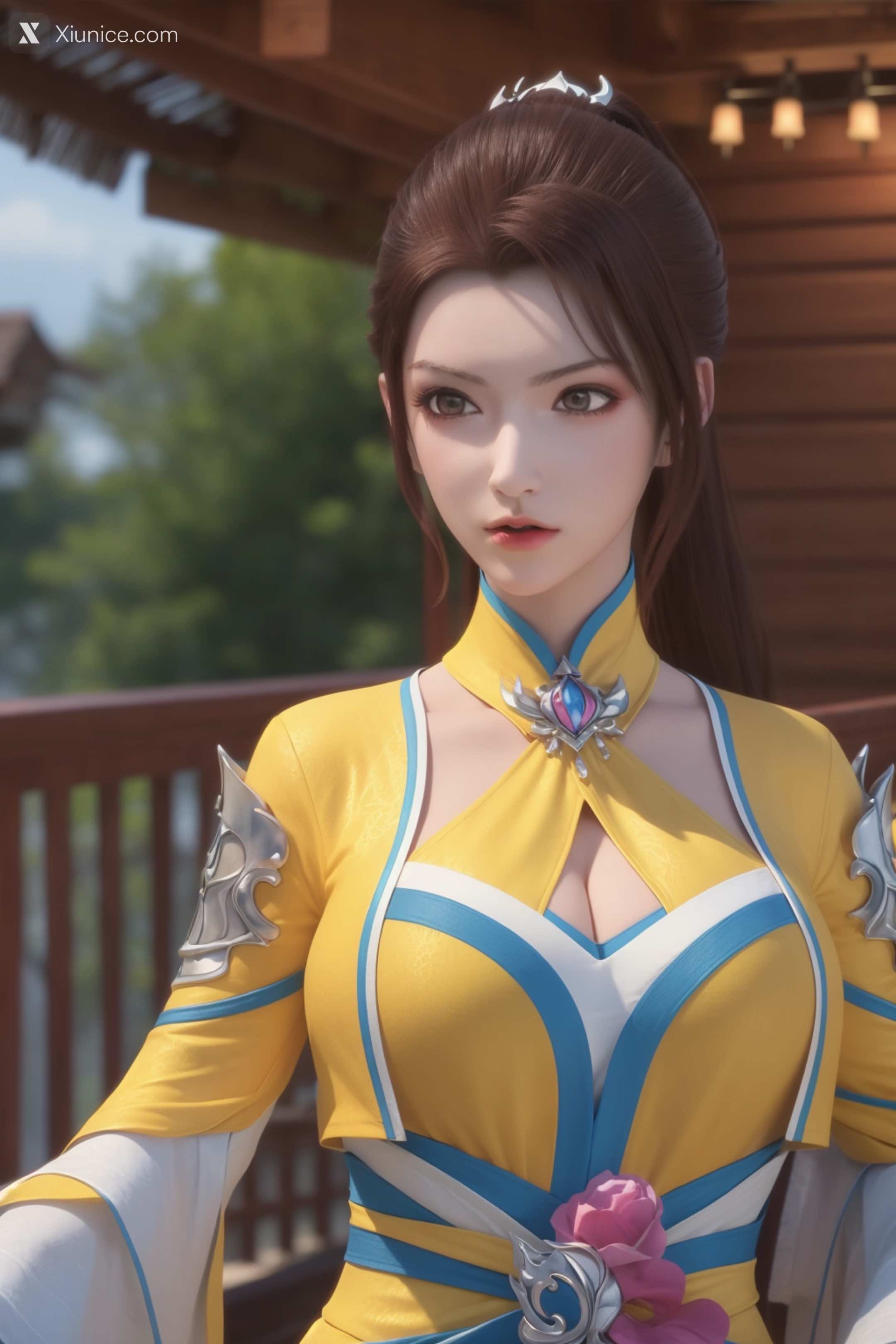 AI Girl Xiunice.com 堕玄师 白堇 非浅 沈燃 白堇 12