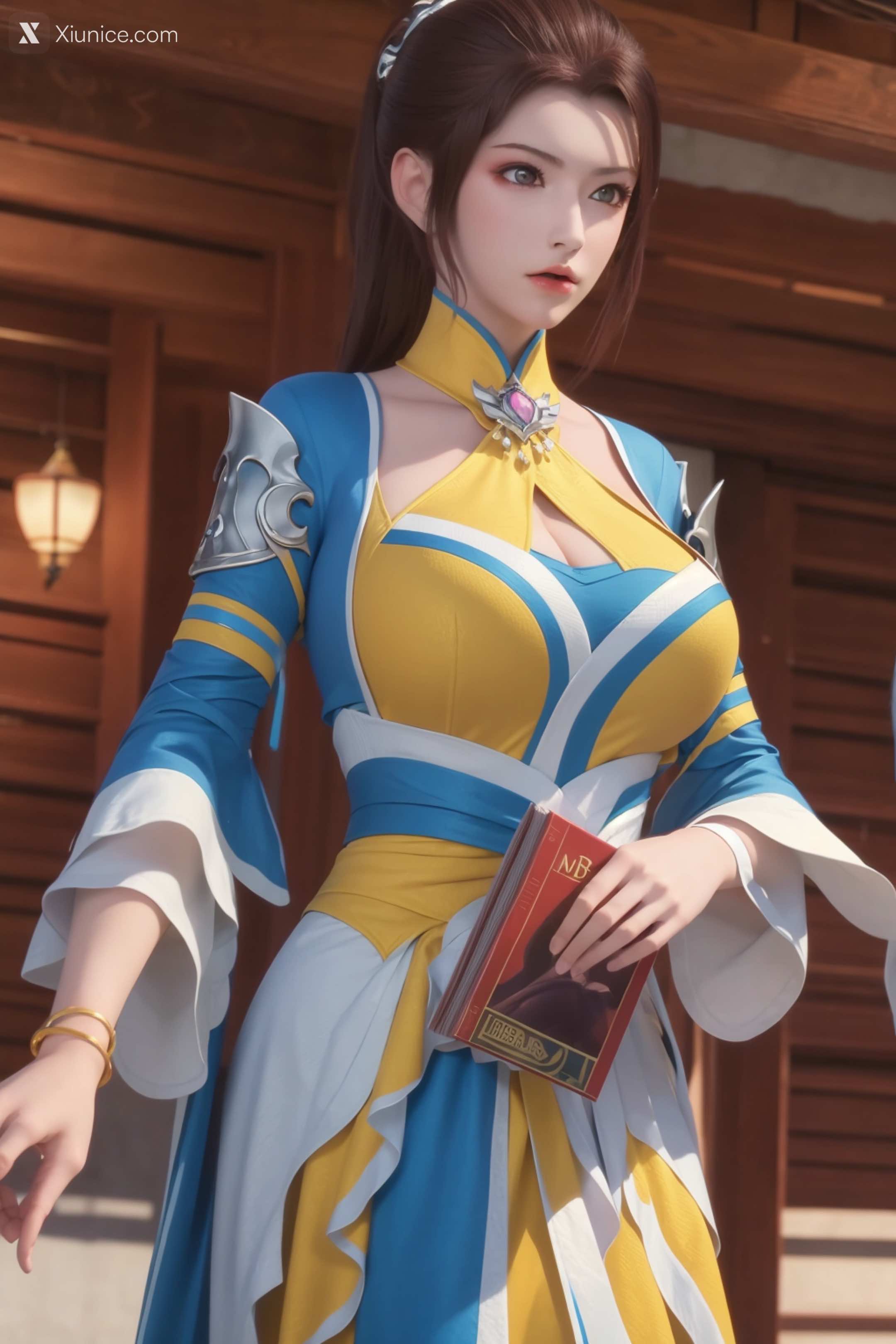 AI Girl Xiunice.com 堕玄师 白堇 非浅 沈燃 白堇 14