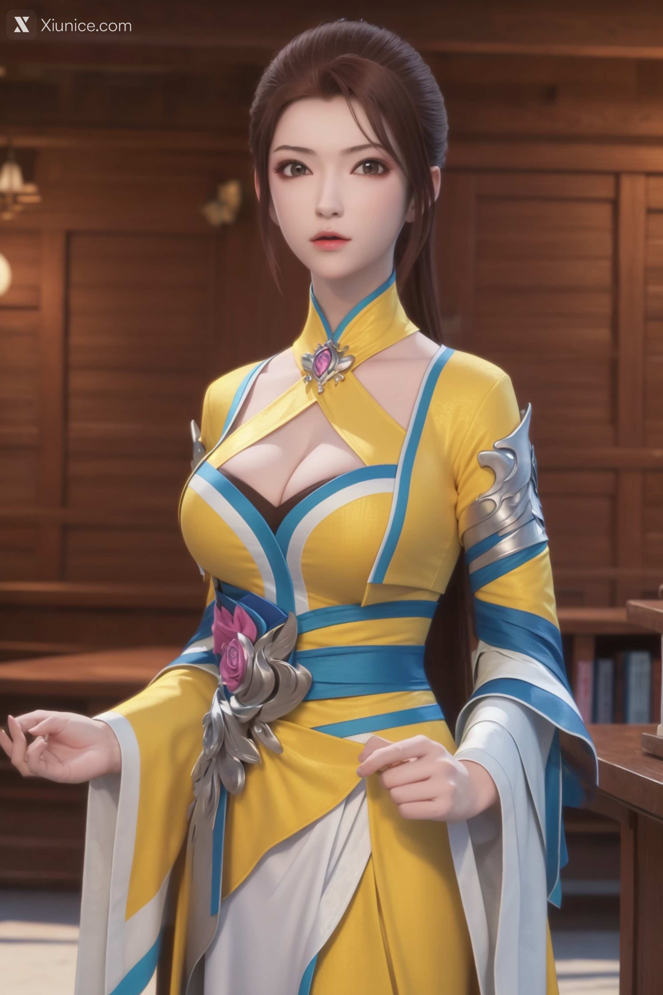 AI Girl Xiunice.com 堕玄师 白堇 非浅 沈燃 白堇 17