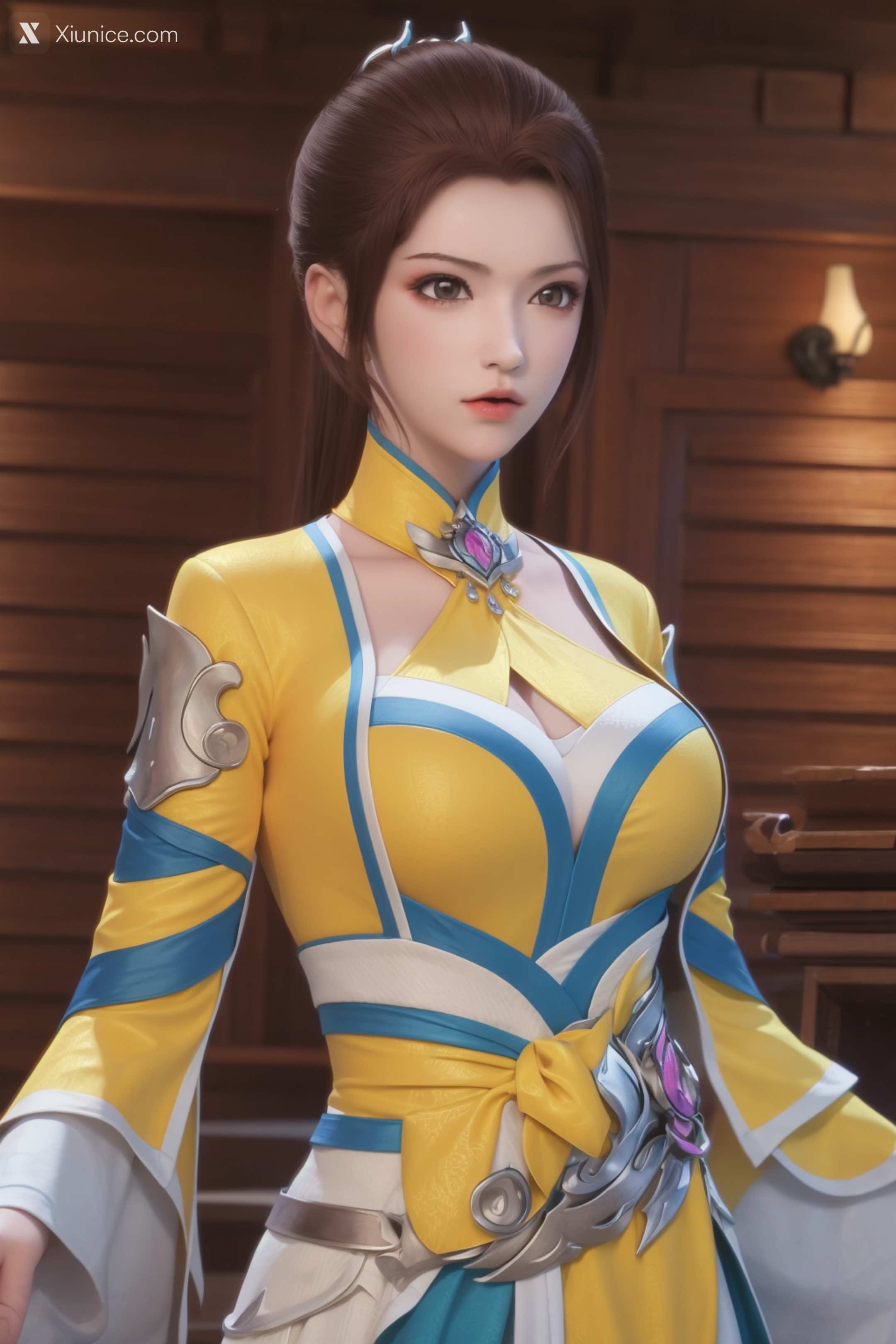 AI Girl Xiunice.com 堕玄师 白堇 非浅 沈燃 白堇 3