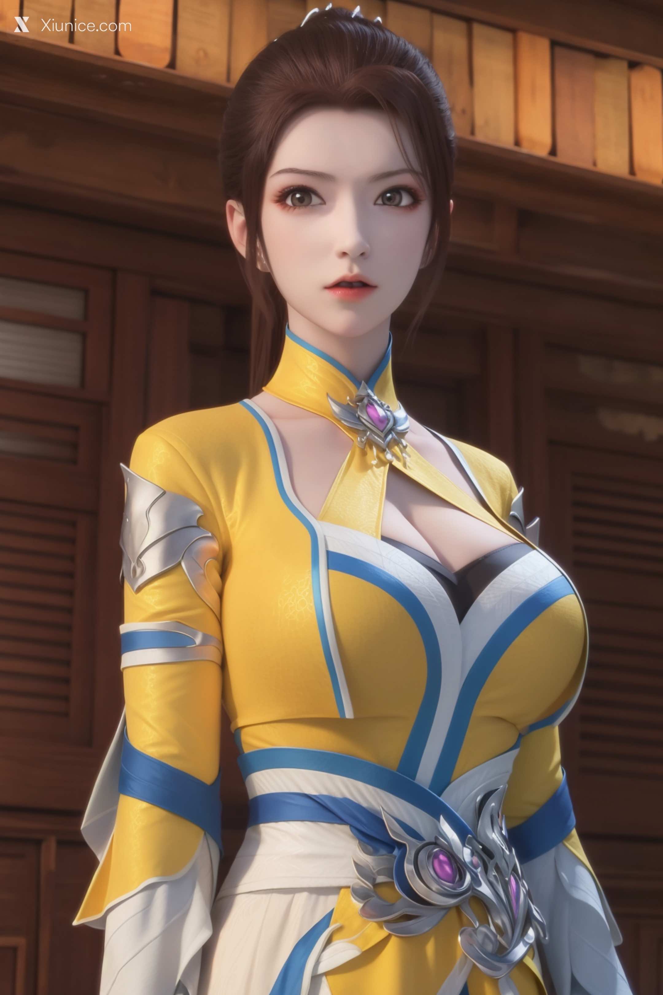 AI Girl Xiunice.com 堕玄师 白堇 非浅 沈燃 白堇 4