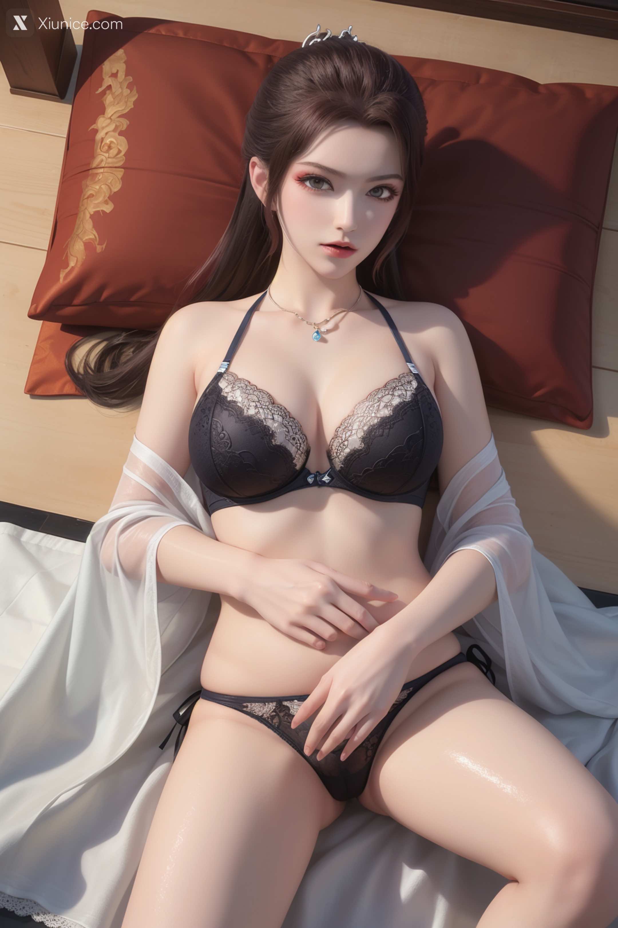 AI Girl Xiunice.com 堕玄师 白堇 非浅 沈燃 白堇 74