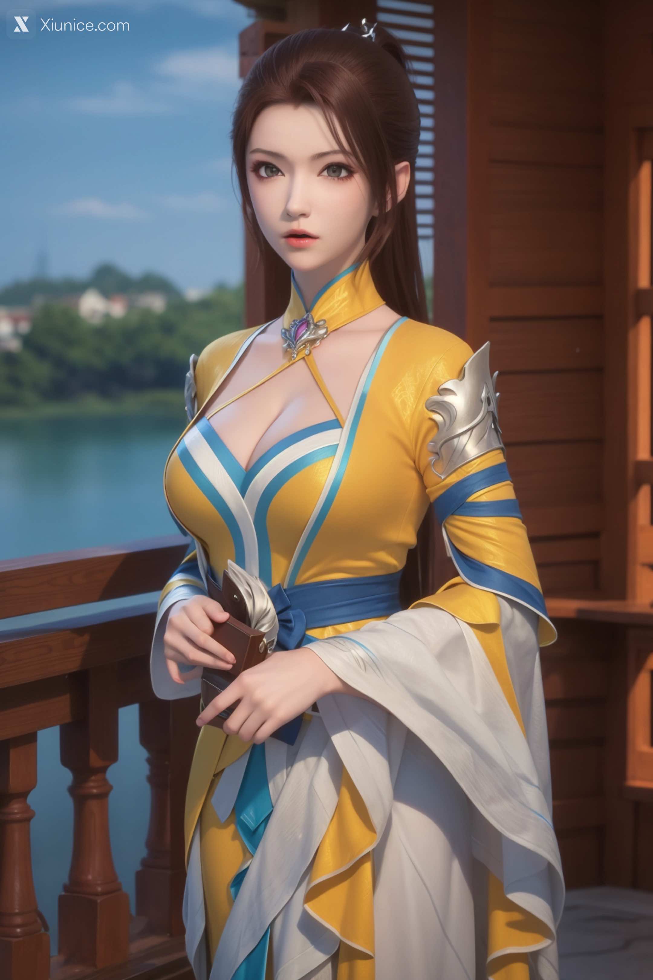 AI Girl Xiunice.com 堕玄师 白堇 非浅 沈燃 白堇 8