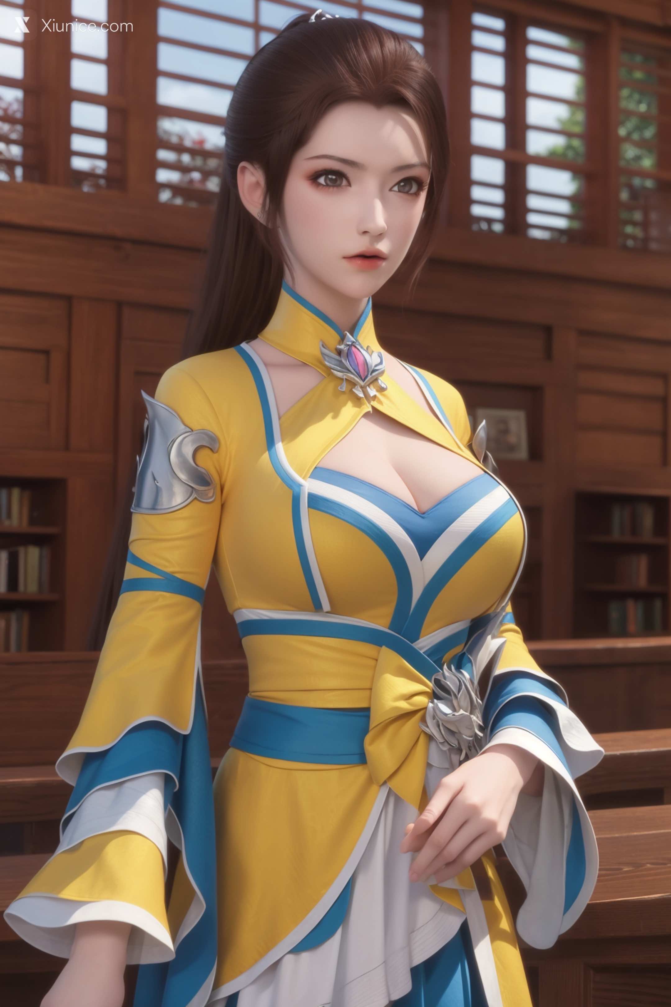 AI Girl Xiunice.com 堕玄师 白堇 非浅 沈燃 白堇 9
