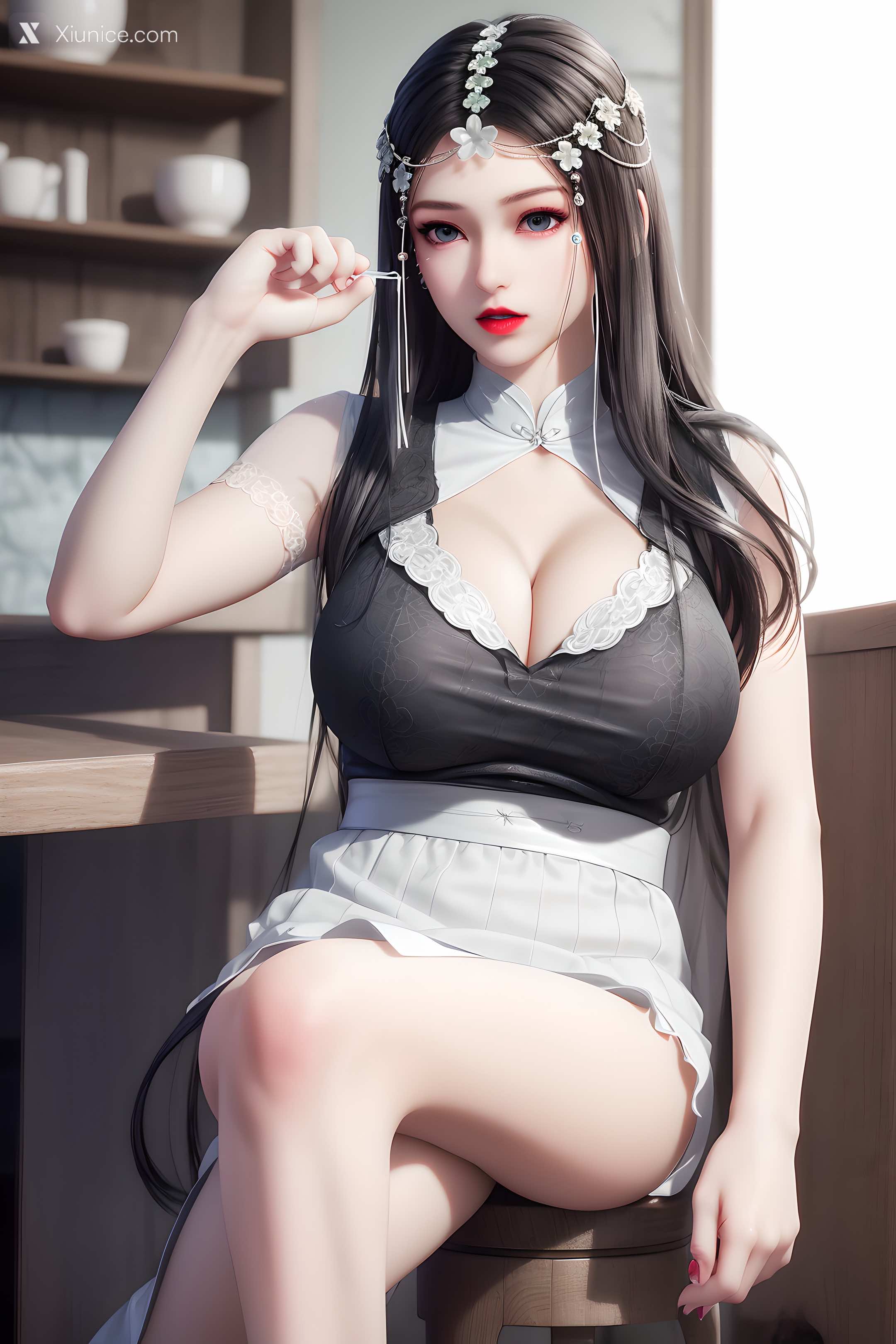 AI Girl Xiunice.com 墓王之王 林水瑶 千亦膤 千亦膤2 大胸 1
