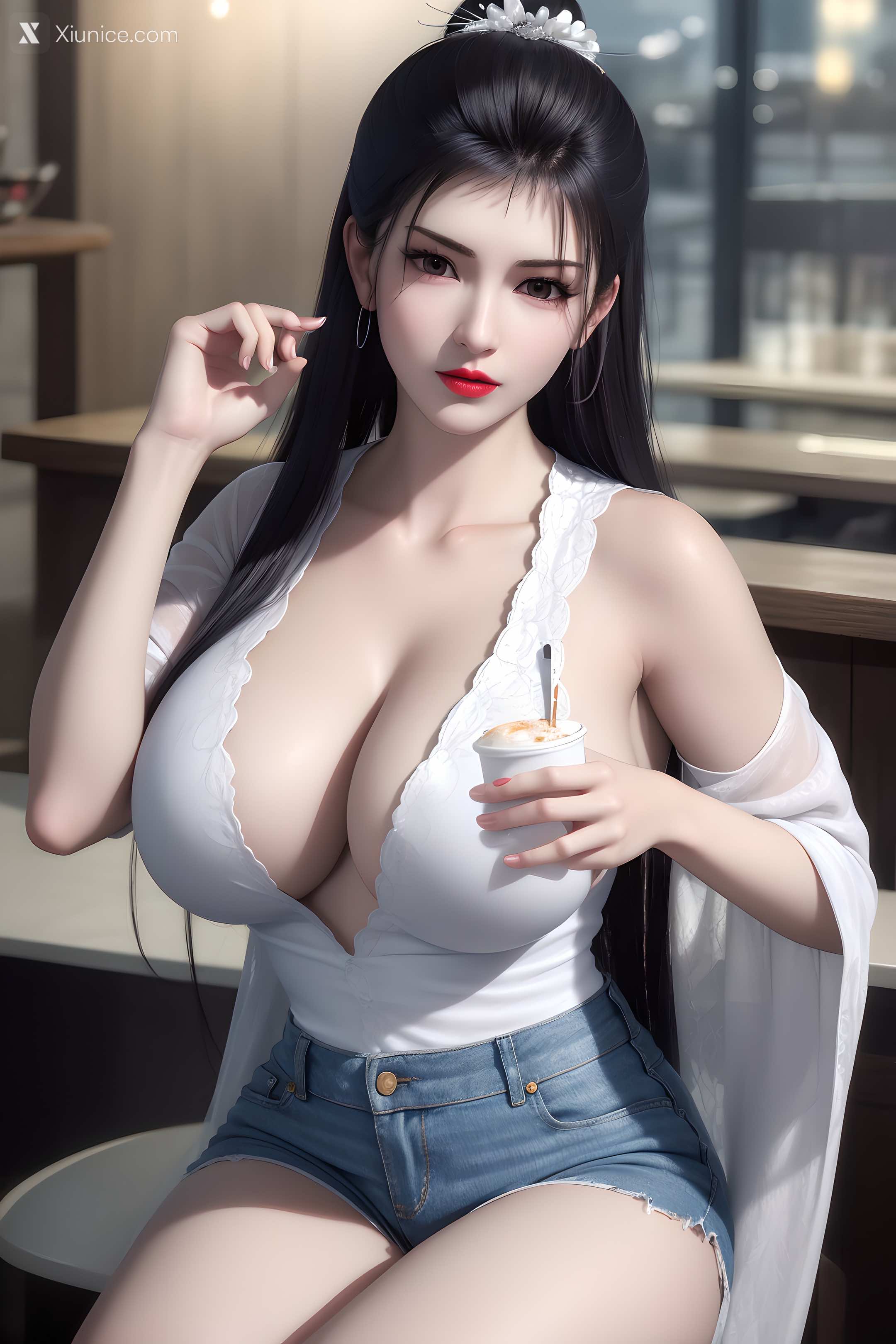 AI Girl Xiunice.com 墓王之王 林水瑶 千亦膤 千亦膤2 大胸 22