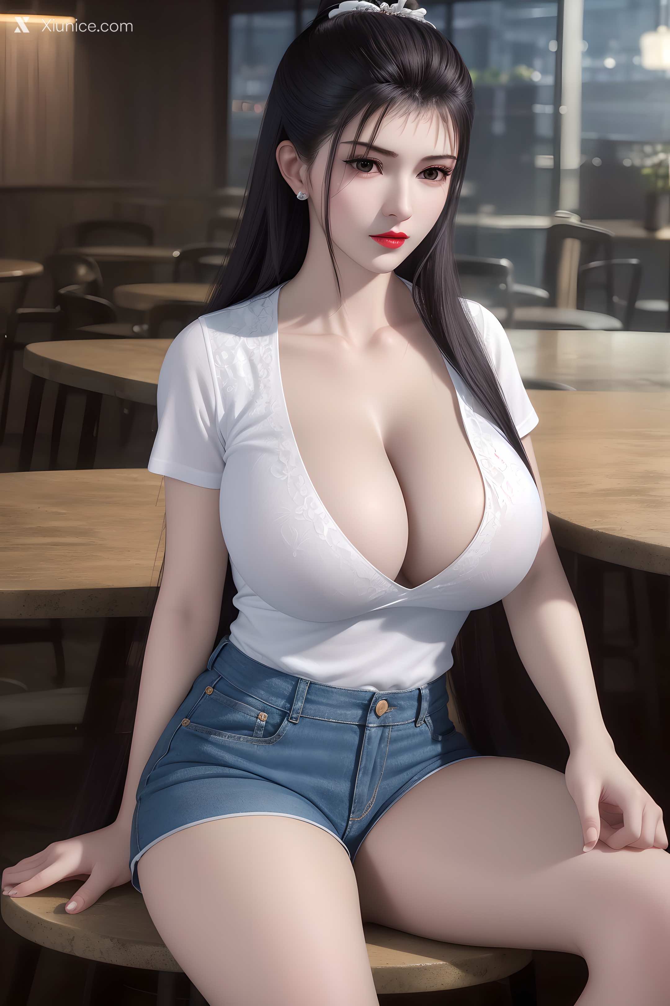 AI Girl Xiunice.com 墓王之王 林水瑶 千亦膤 千亦膤2 大胸 8