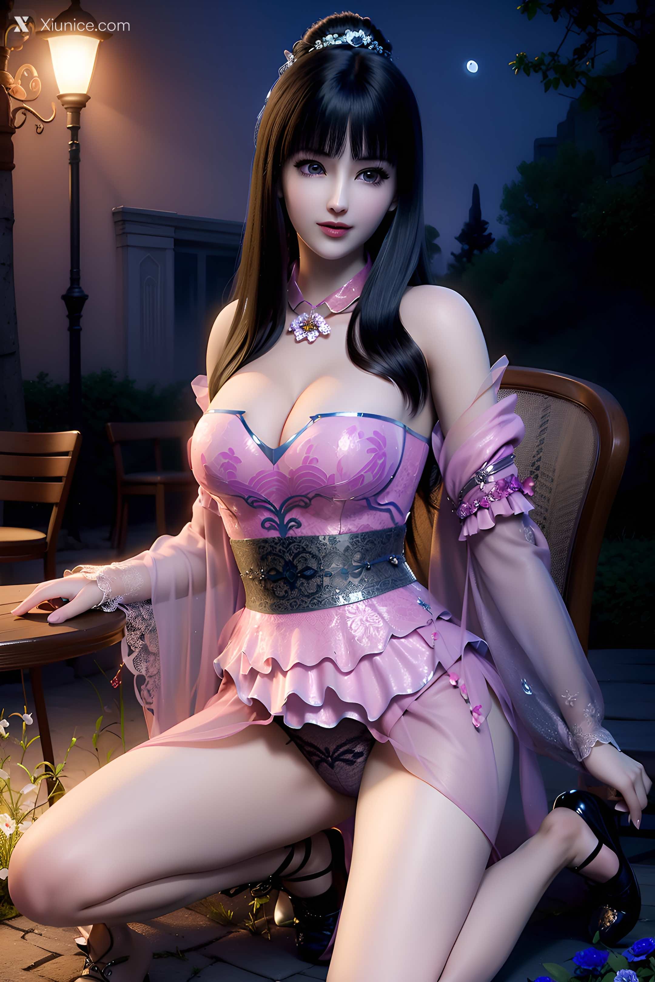 AI Girl Xiunice.com 墓王之王 林水瑶 千亦膤 AI绘图 墓王之王 林水瑶 1 20
