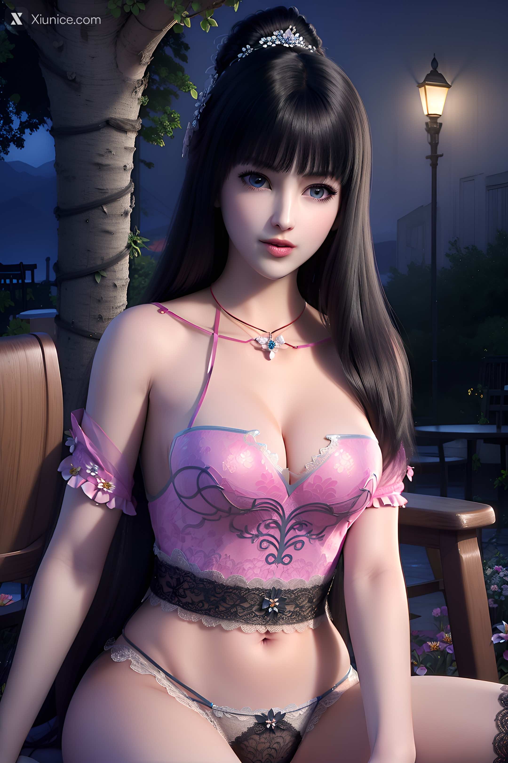 AI Girl Xiunice.com 墓王之王 林水瑶 千亦膤 AI绘图 墓王之王 林水瑶 1 23