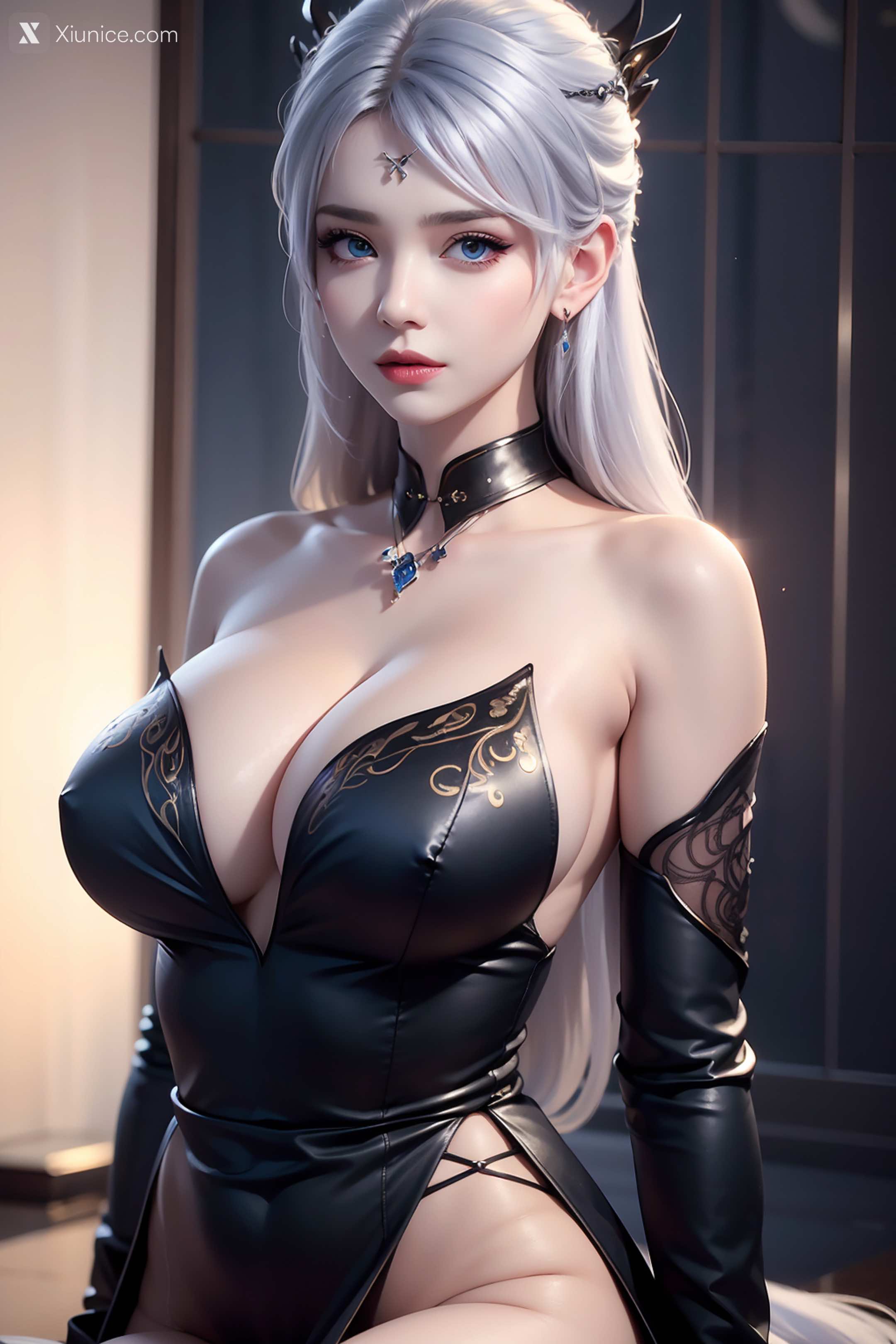 AI Girl Xiunice.com 大主宰 九幽雀 洛璃 洛璃 写真 13