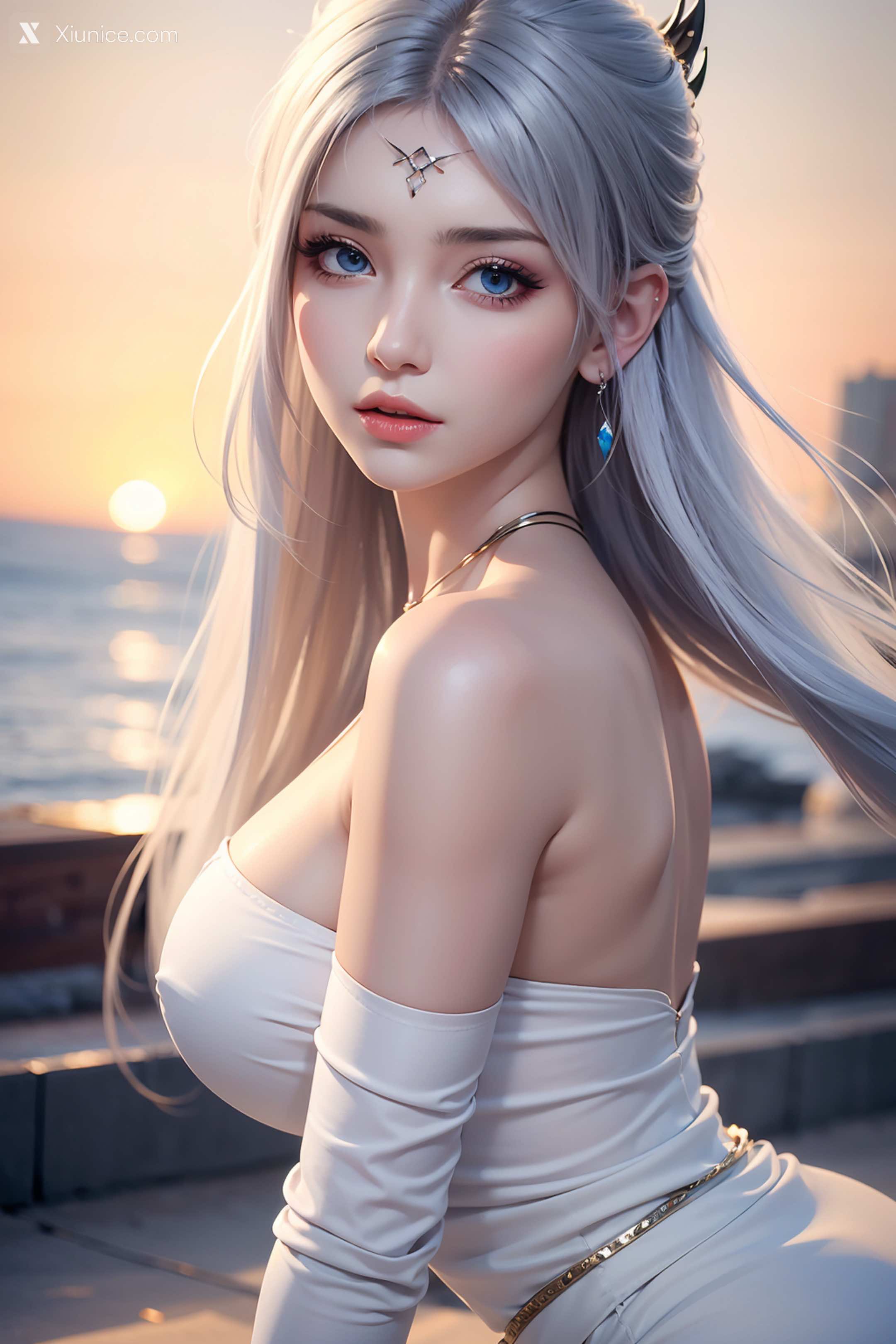 AI Girl Xiunice.com 大主宰 九幽雀 洛璃 洛璃 写真 43
