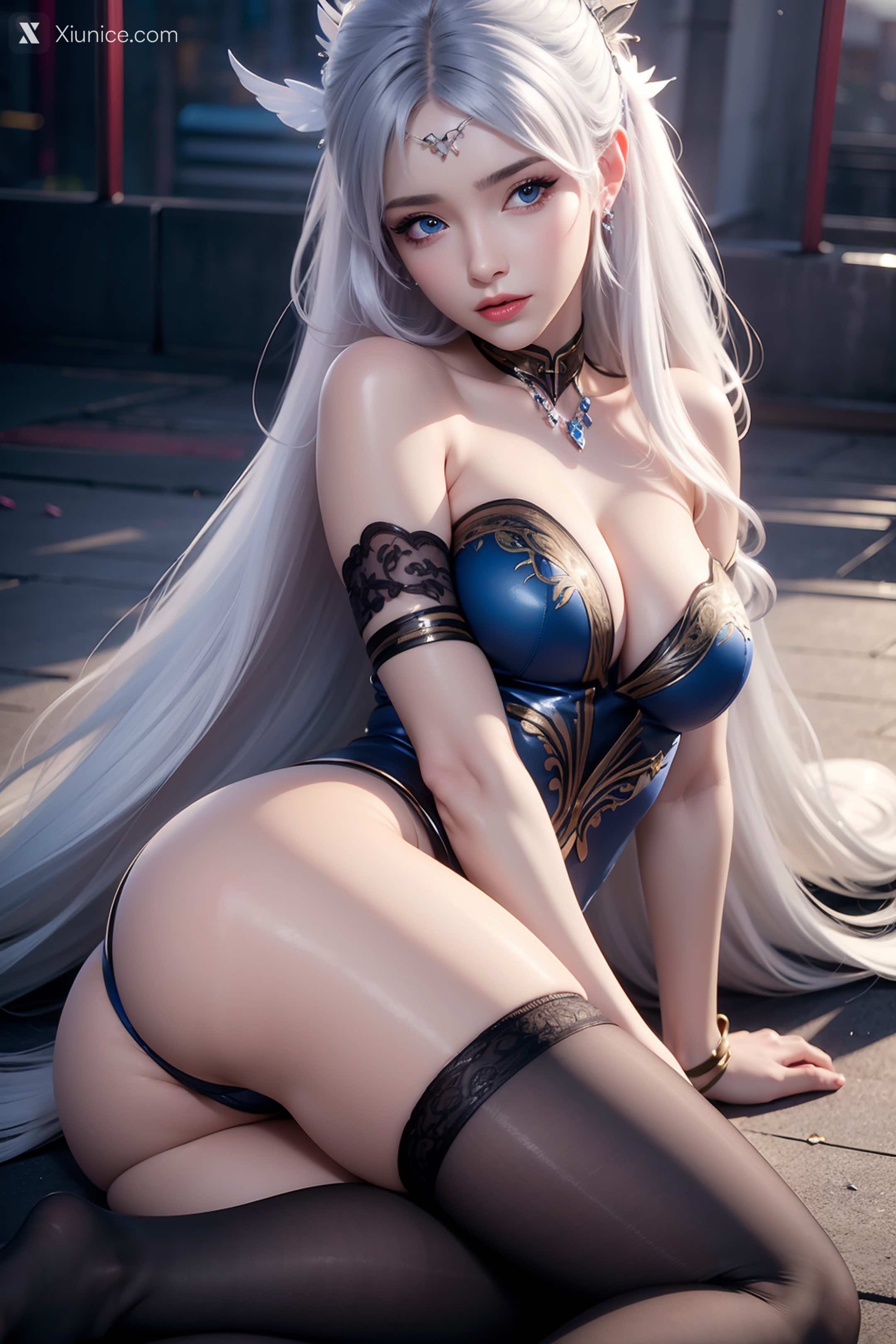 AI Girl Xiunice.com 大主宰 九幽雀 洛璃 洛璃 写真 50