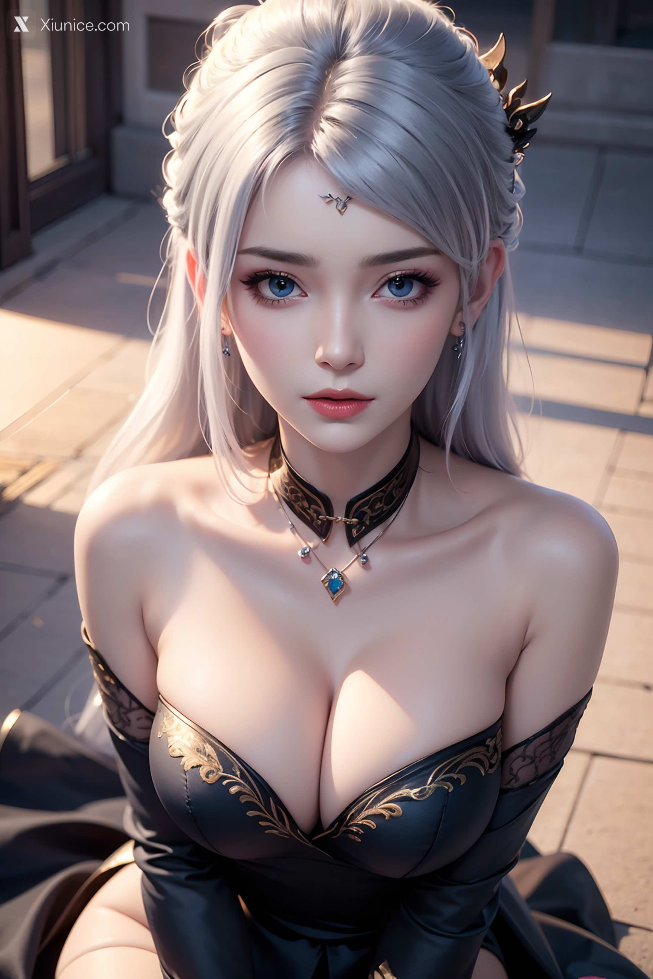 AI Girl Xiunice.com 大主宰 九幽雀 洛璃 洛璃 写真 6
