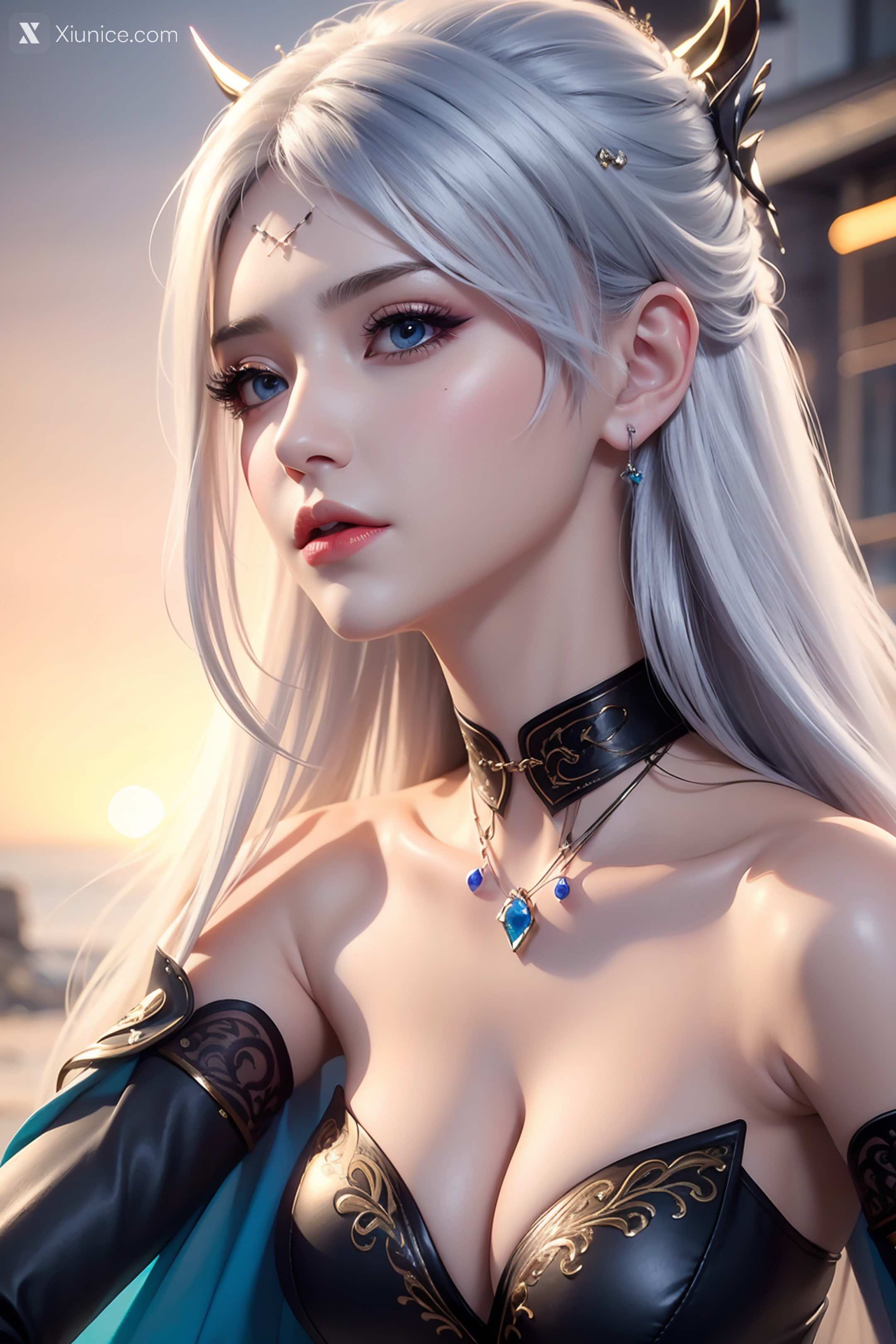 AI Girl Xiunice.com 大主宰 九幽雀 洛璃 洛璃 写真 61