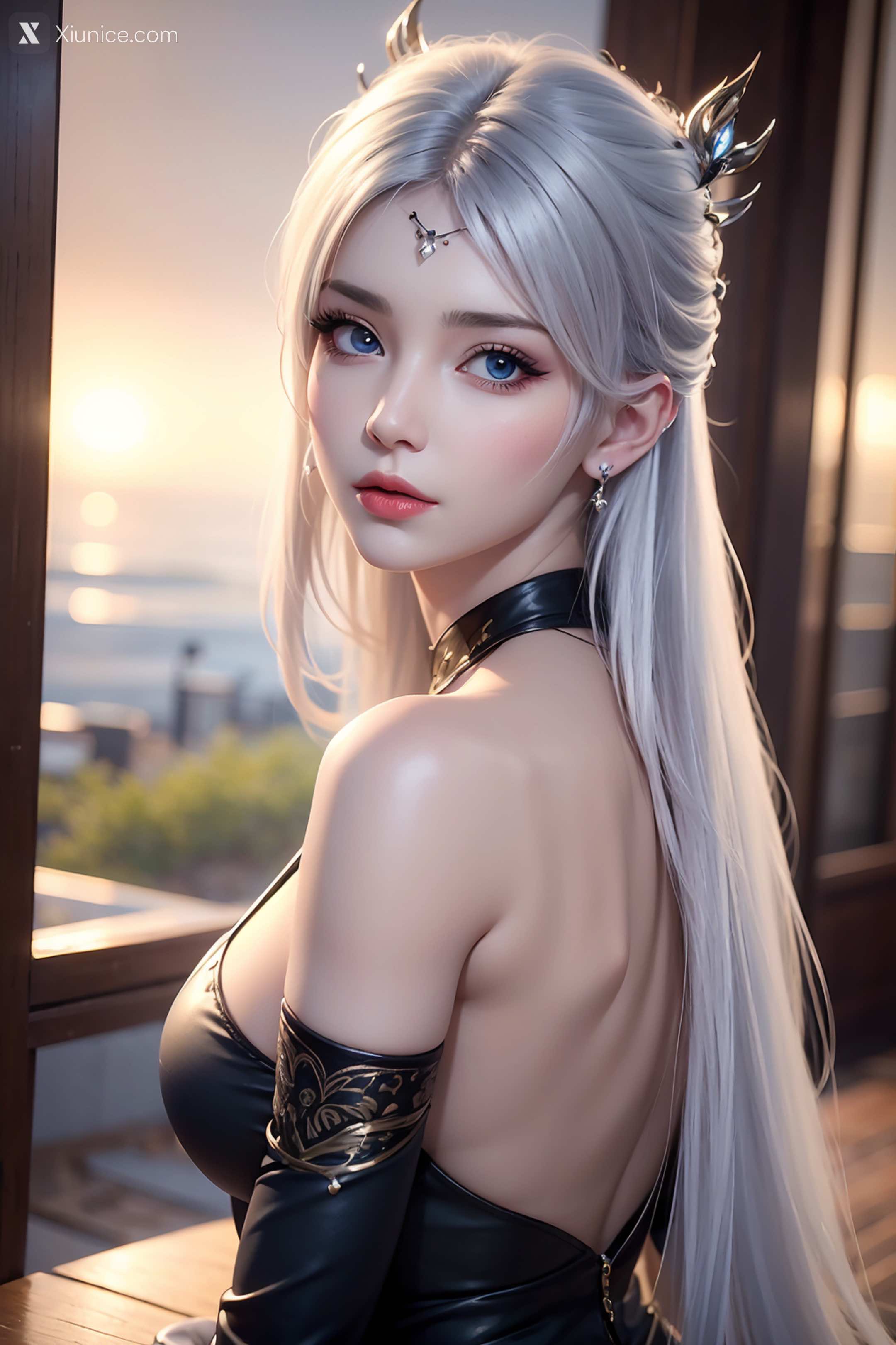 AI Girl Xiunice.com 大主宰 九幽雀 洛璃 洛璃 写真 72