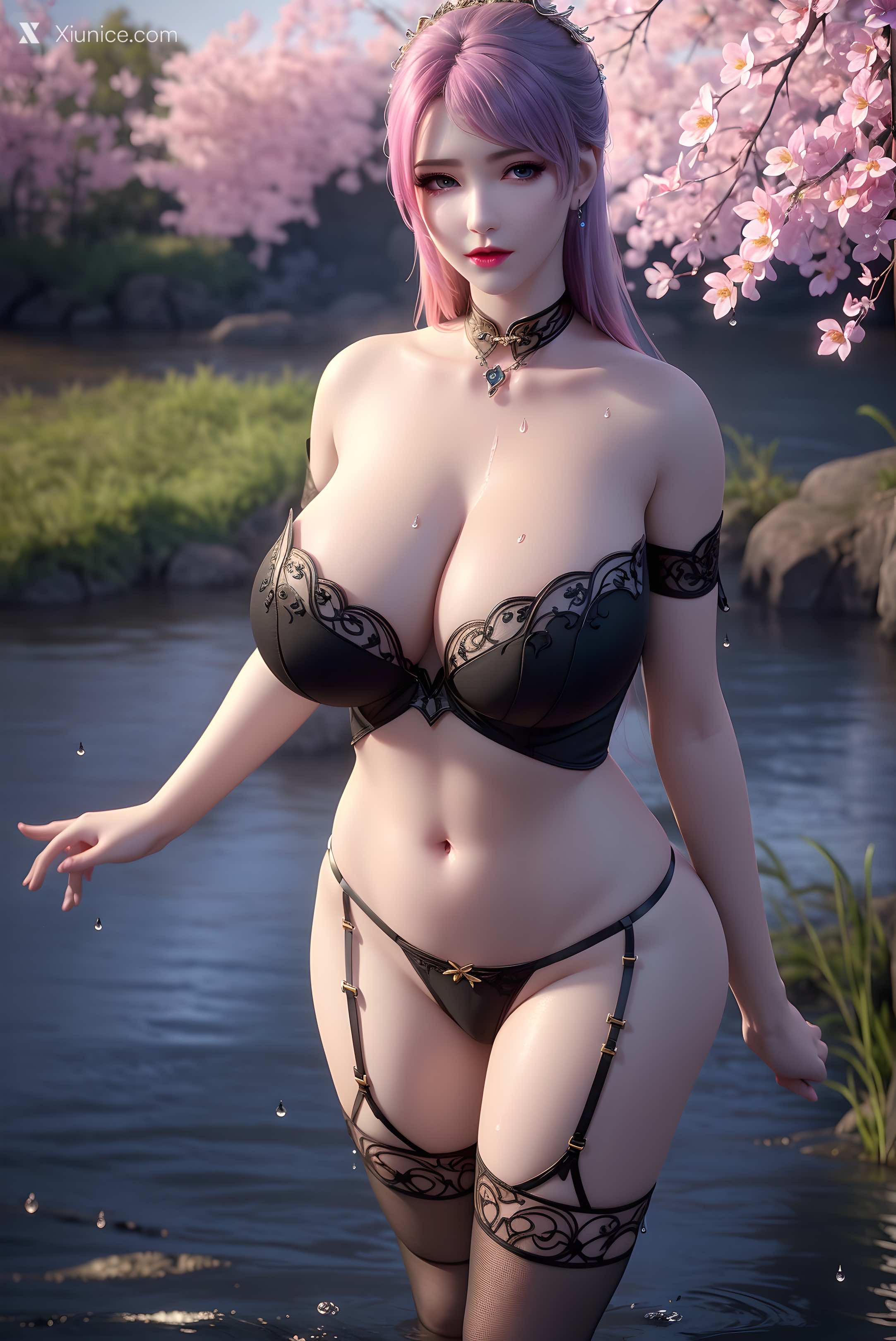 AI Girl Xiunice.com 大主宰 九幽雀 洛璃 洛璃 巨乳 2