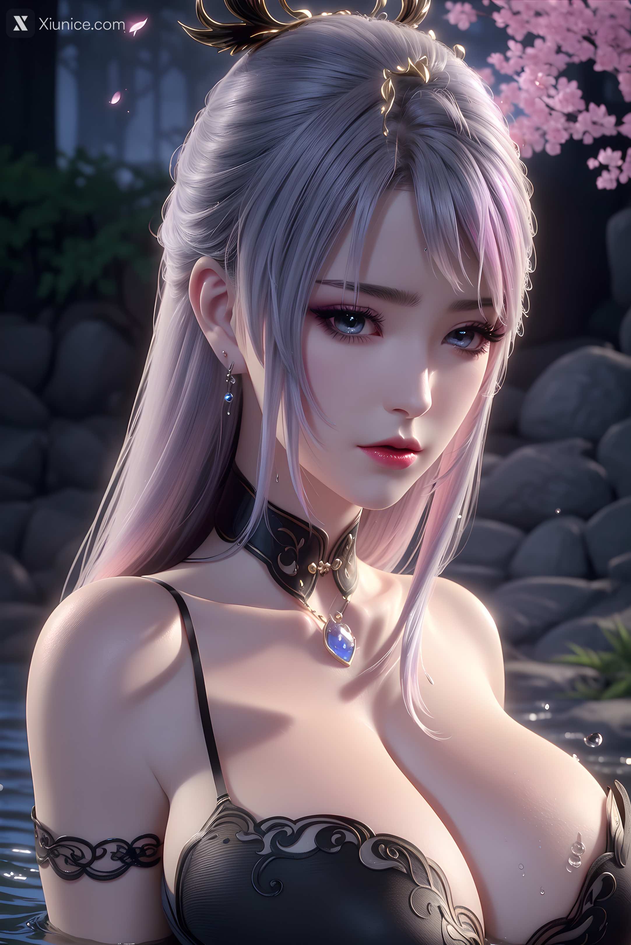 AI Girl Xiunice.com 大主宰 九幽雀 洛璃 洛璃 巨乳 64