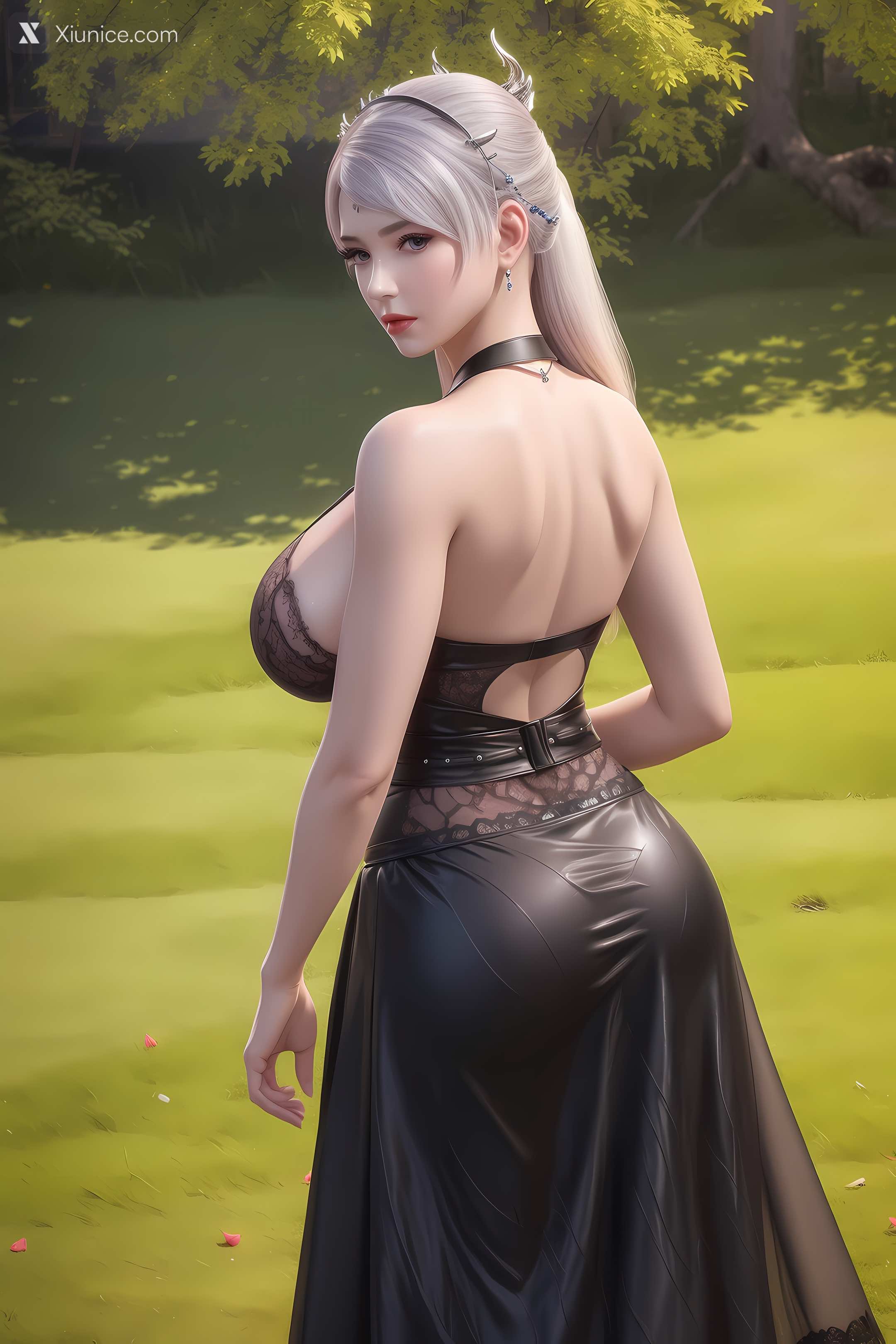 AI Girl Xiunice.com 大主宰 九幽雀 洛璃 洛璃 户外 3