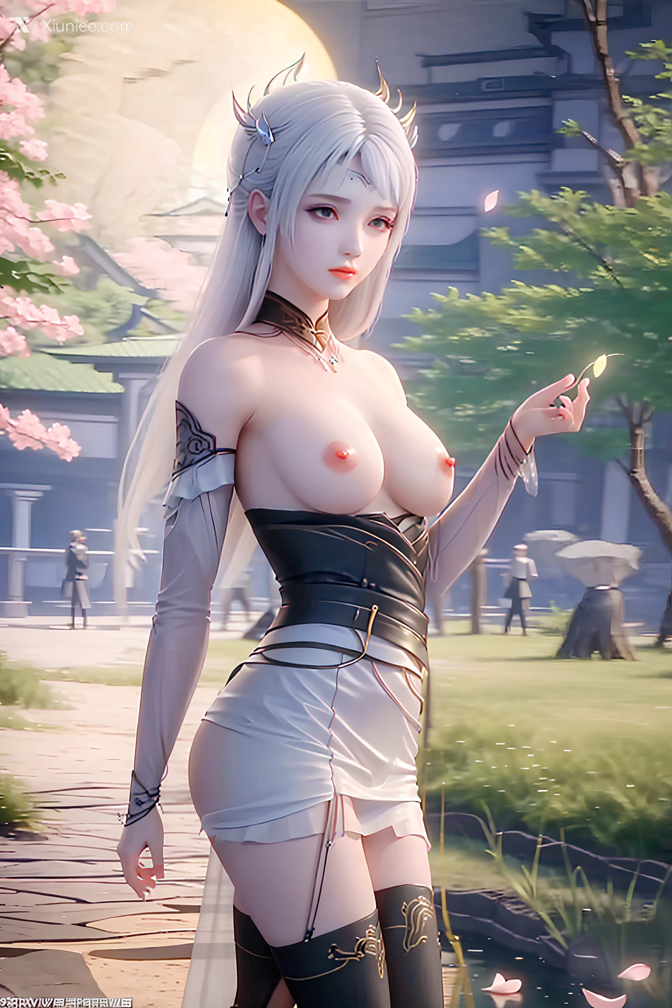 AI Girl Xiunice.com 大主宰 九幽雀 洛璃 洛璃 果体诱惑 7