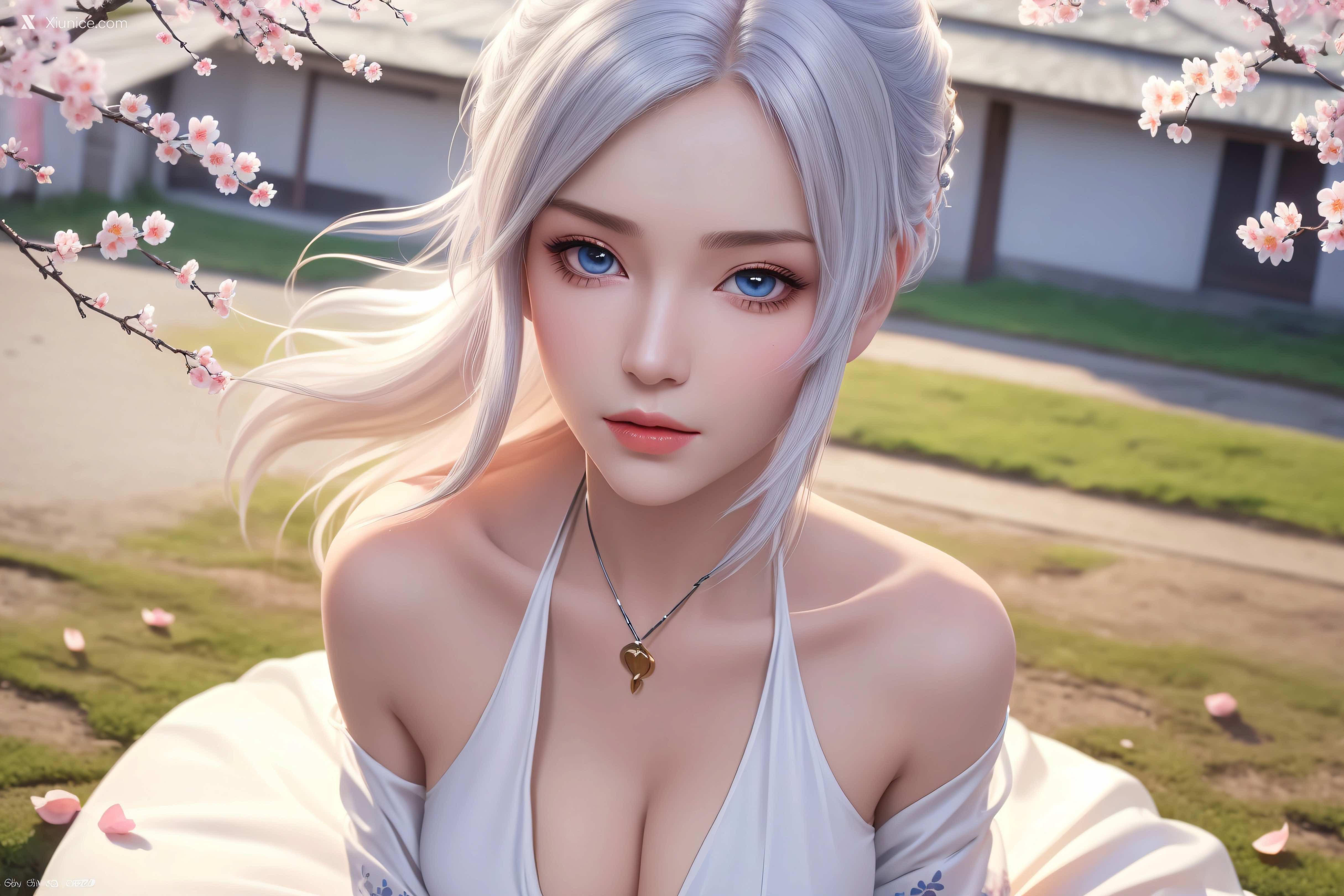 AI Girl Xiunice.com 大主宰 九幽雀 洛璃 洛璃 桃花源(横屏) 18