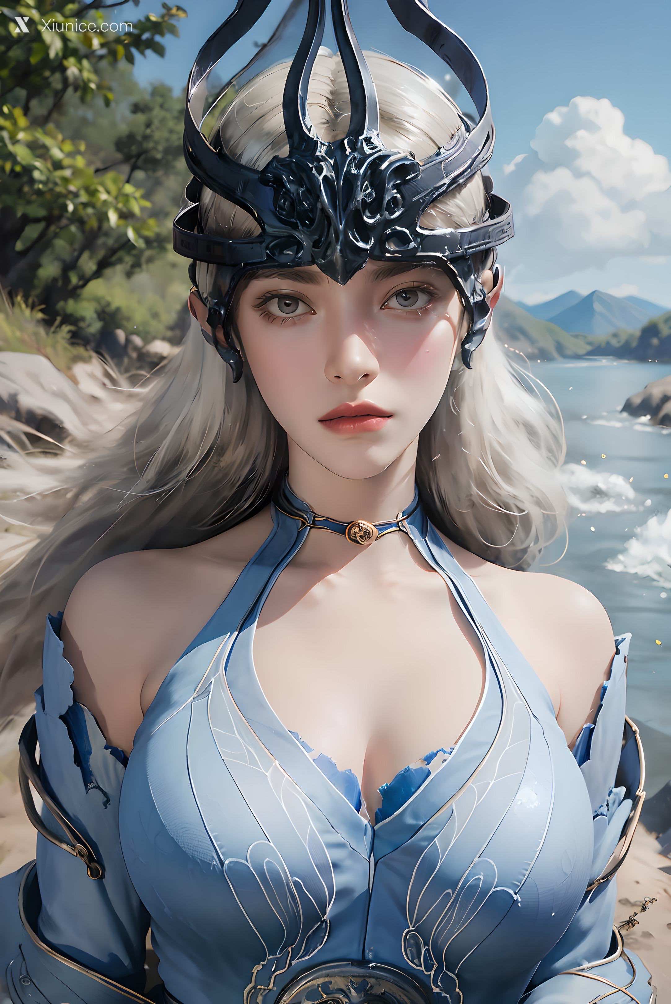 AI Girl Xiunice.com 天玄圣女 巨汝翘臀 45