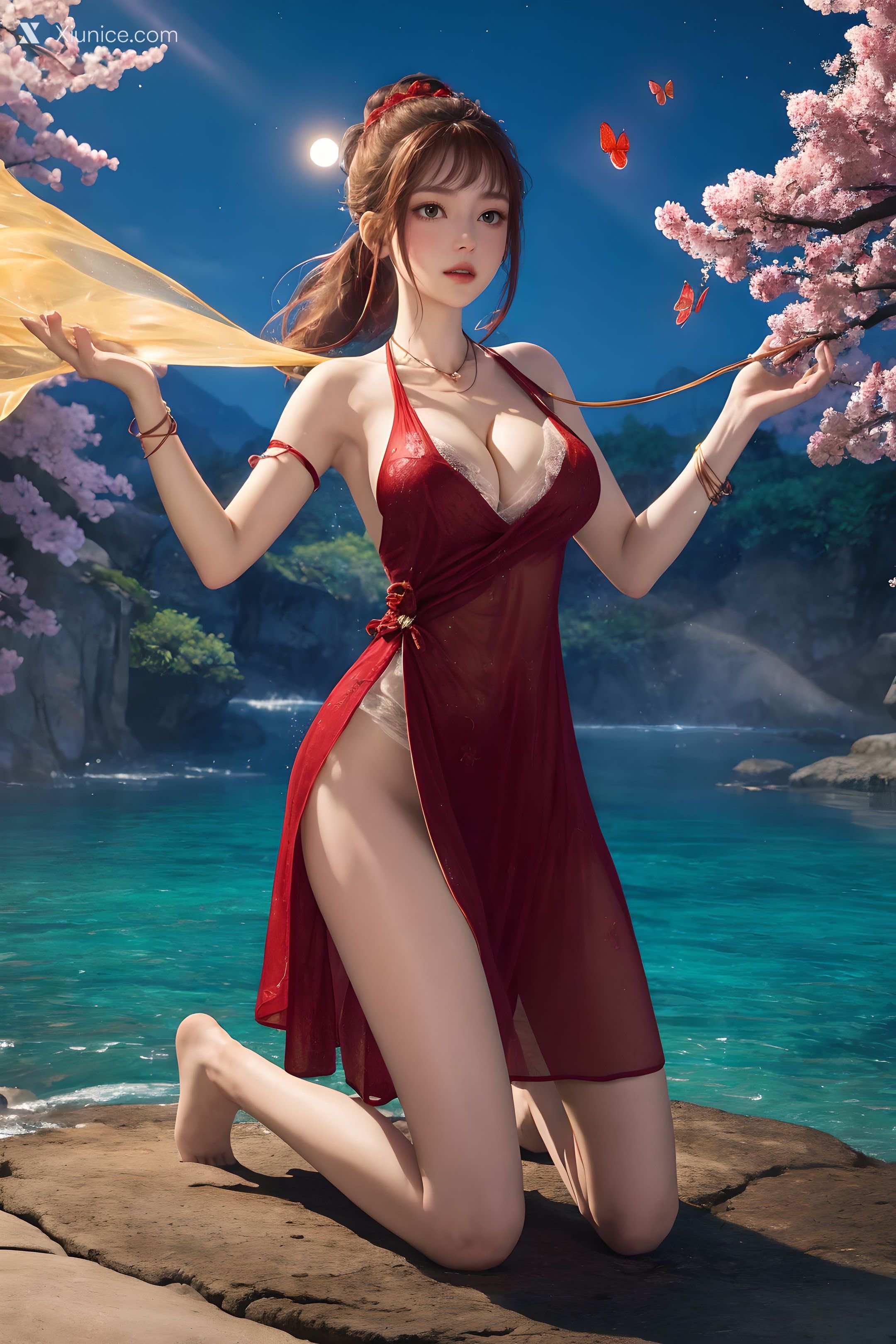 AI Girl Xiunice.com 天罡传 樊巧儿 樊巧儿 性感 17