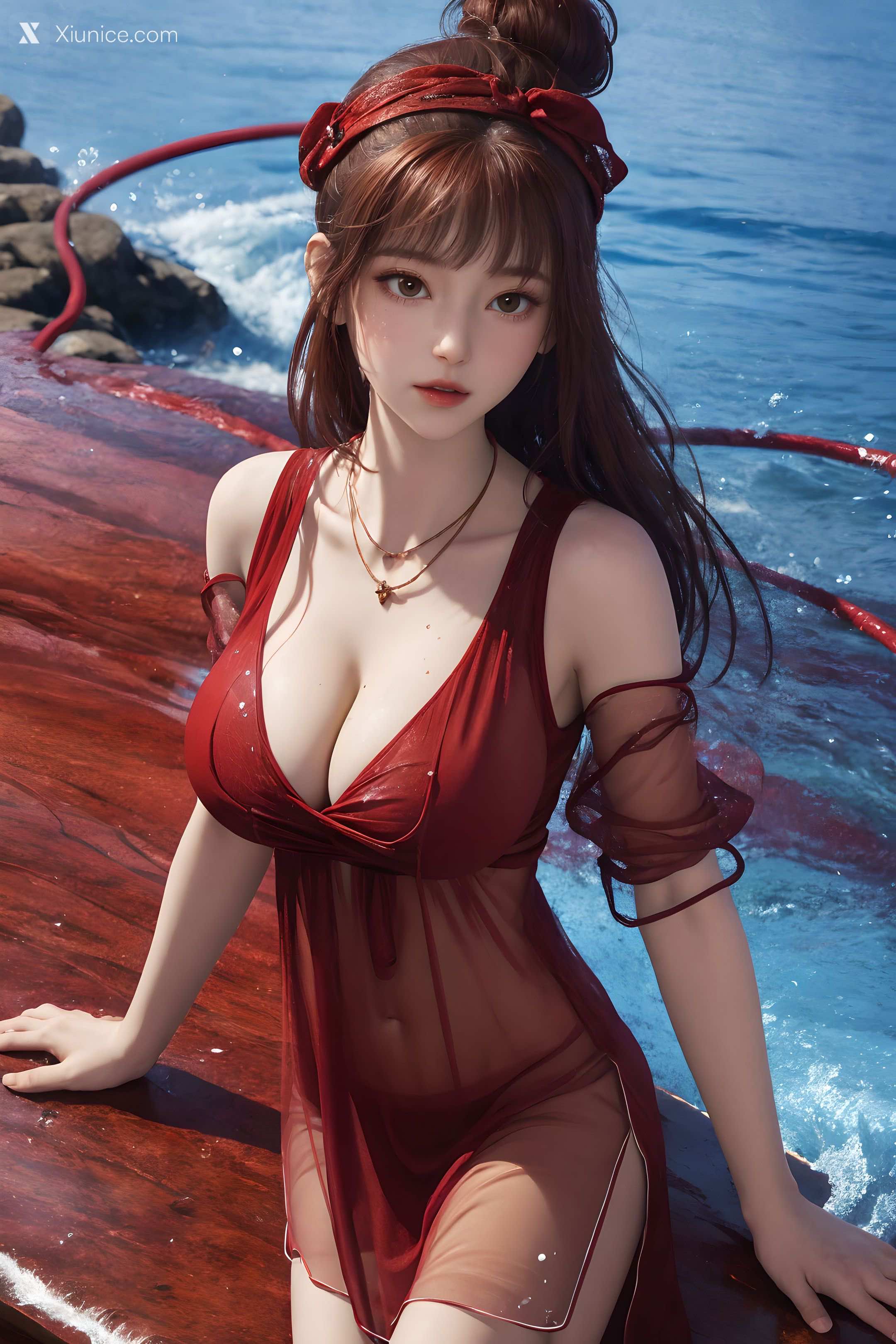 AI Girl Xiunice.com 天罡传 樊巧儿 樊巧儿 性感 6
