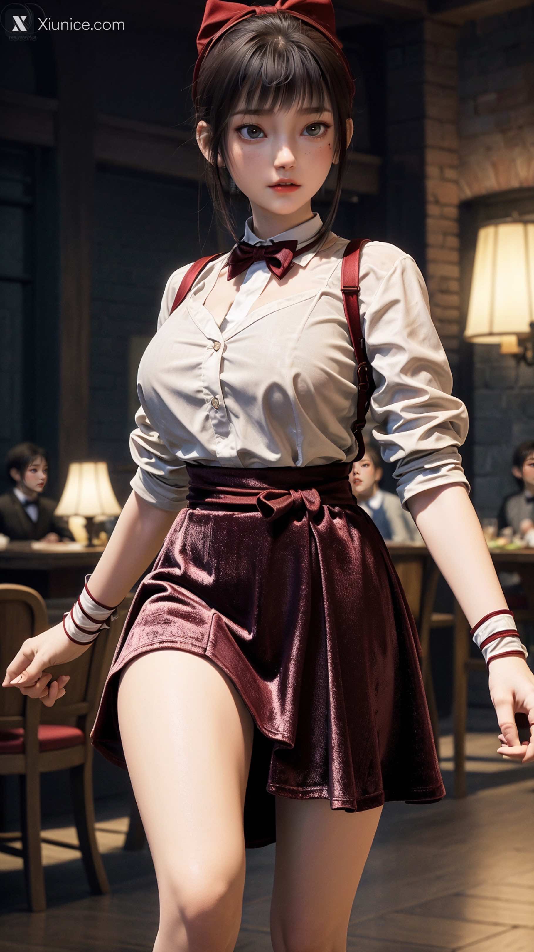 AI Girl Xiunice.com 天罡传 樊巧儿 樊巧儿 现代装 10