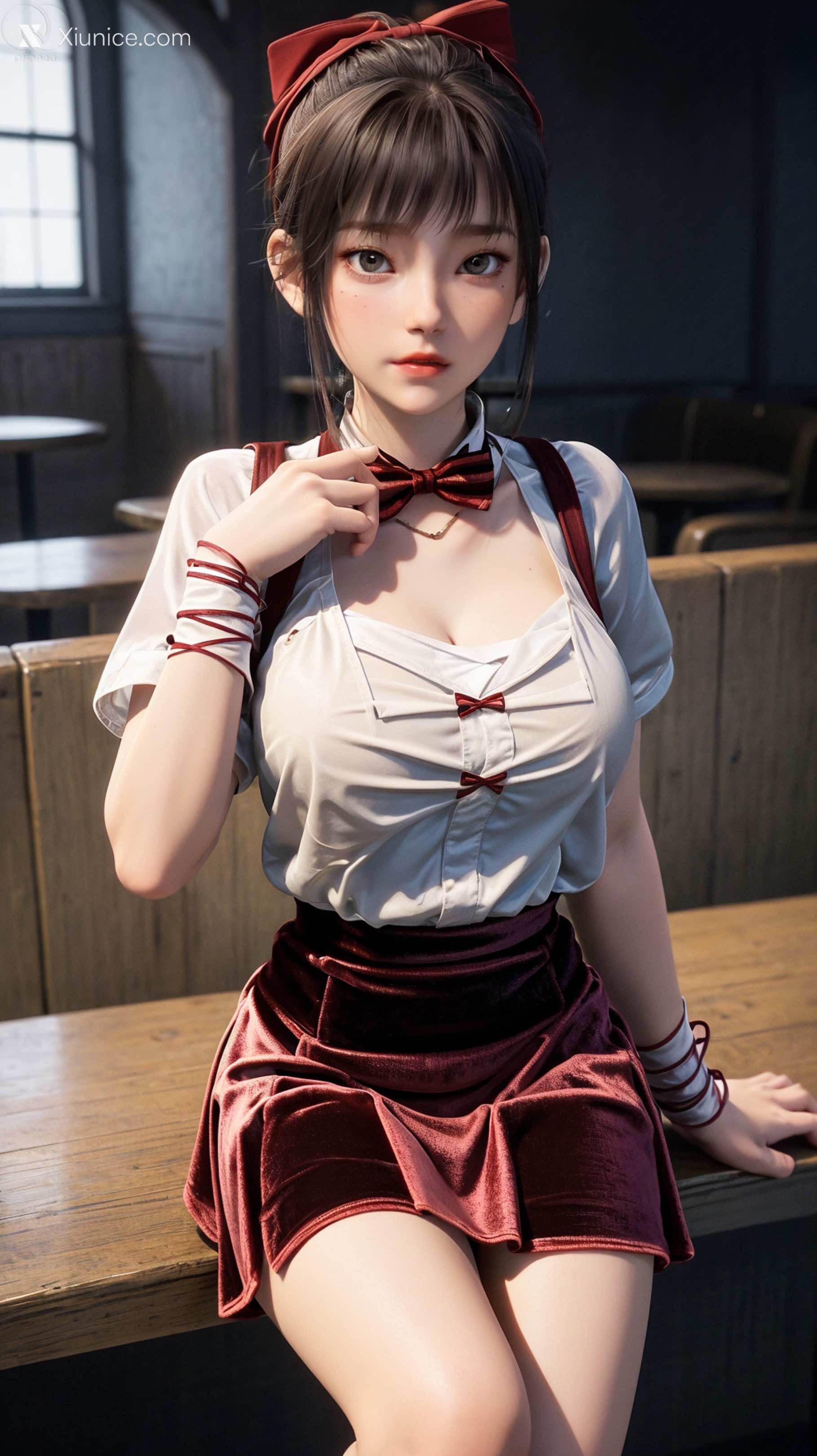 AI Girl Xiunice.com 天罡传 樊巧儿 樊巧儿 现代装 11