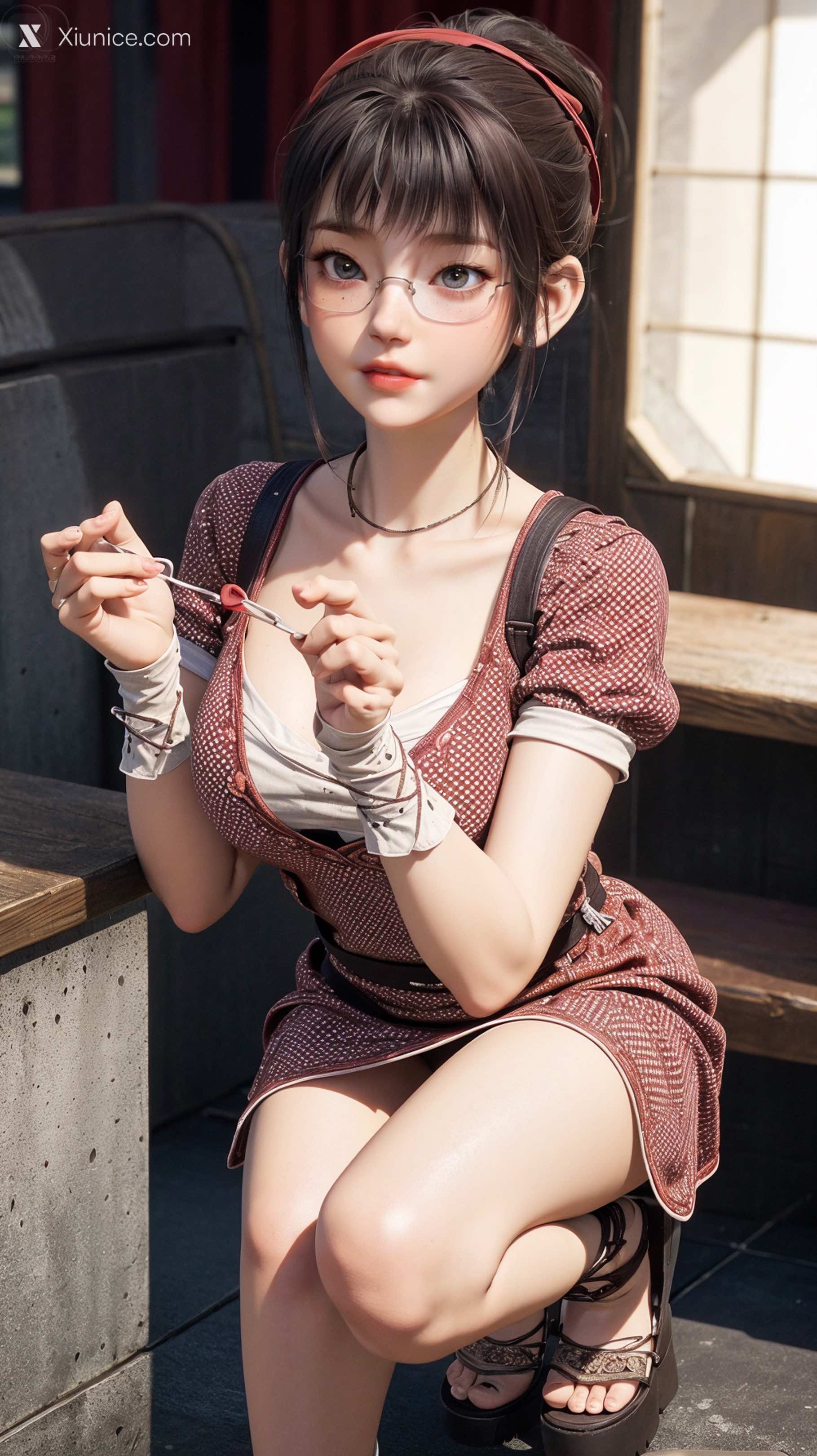 AI Girl Xiunice.com 天罡传 樊巧儿 樊巧儿 现代装 14