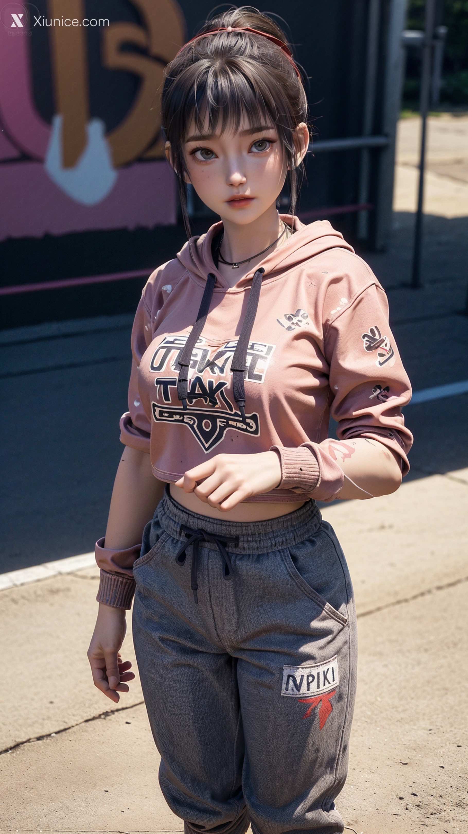 AI Girl Xiunice.com 天罡传 樊巧儿 樊巧儿 现代装 19