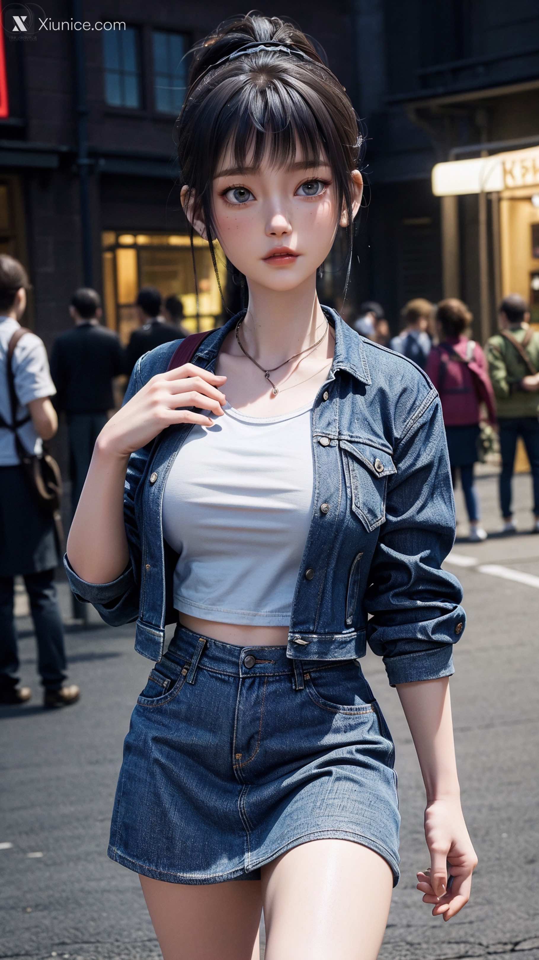 AI Girl Xiunice.com 天罡传 樊巧儿 樊巧儿 现代装 2