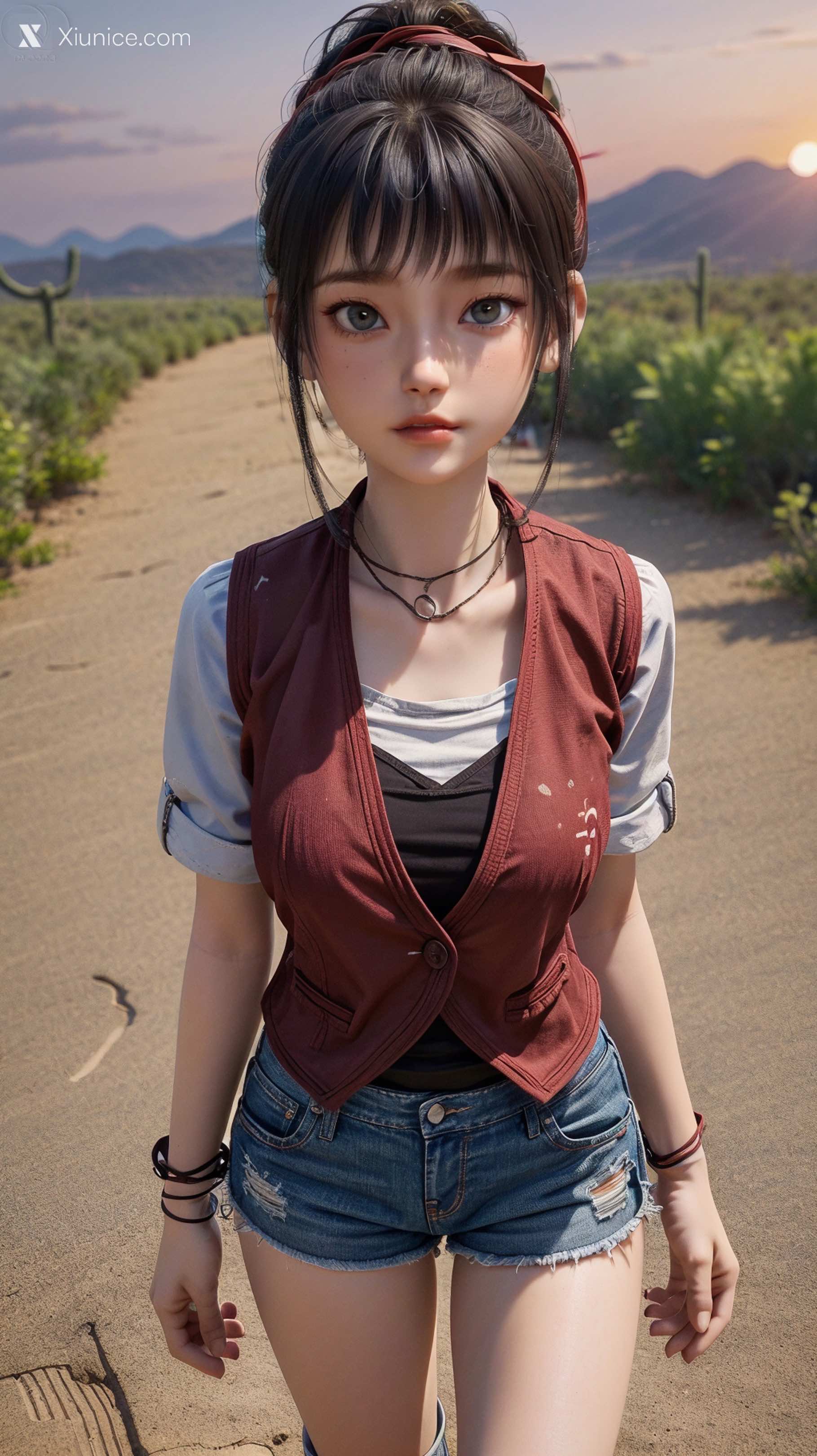 AI Girl Xiunice.com 天罡传 樊巧儿 樊巧儿 现代装 22