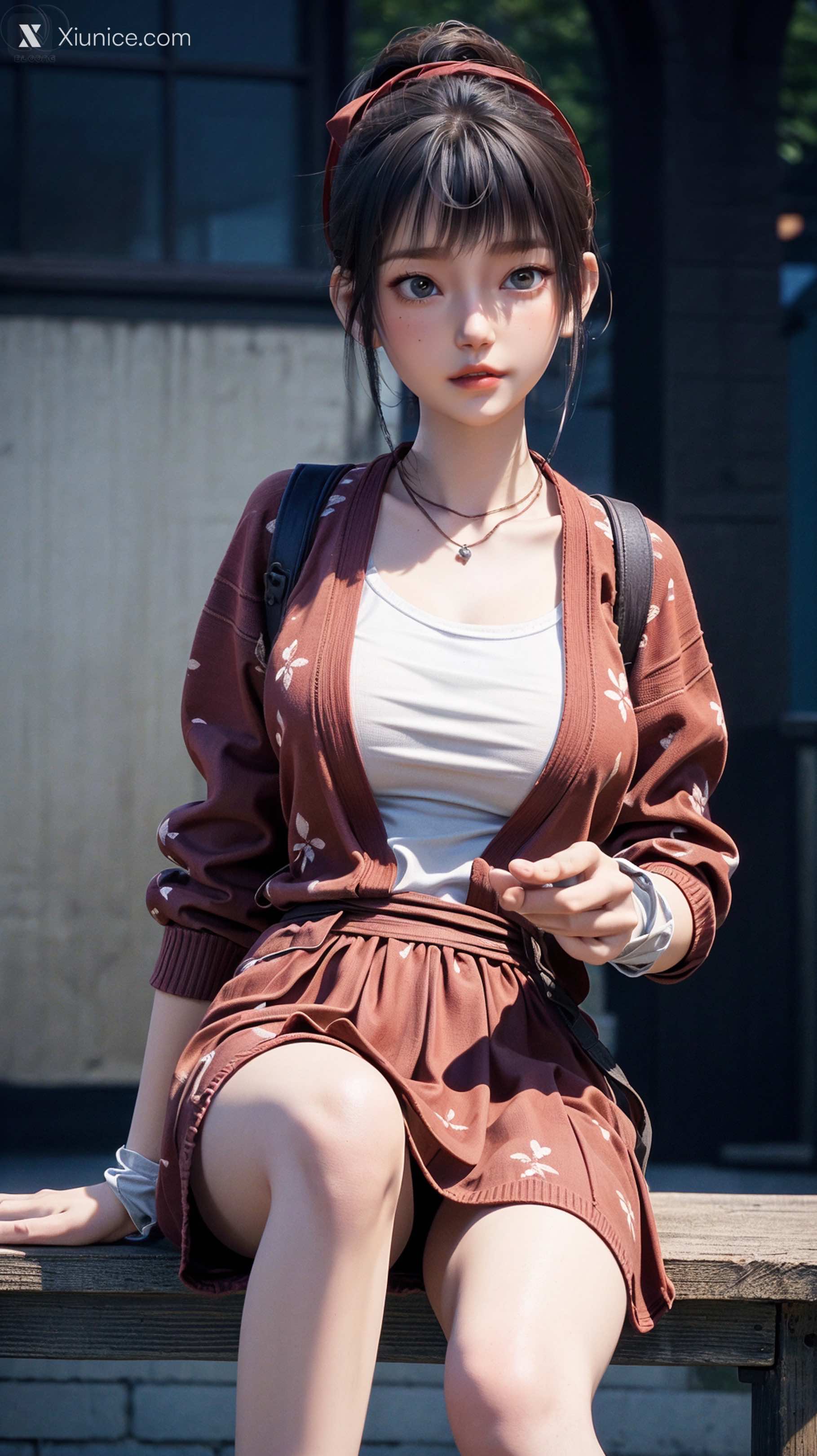 AI Girl Xiunice.com 天罡传 樊巧儿 樊巧儿 现代装 23
