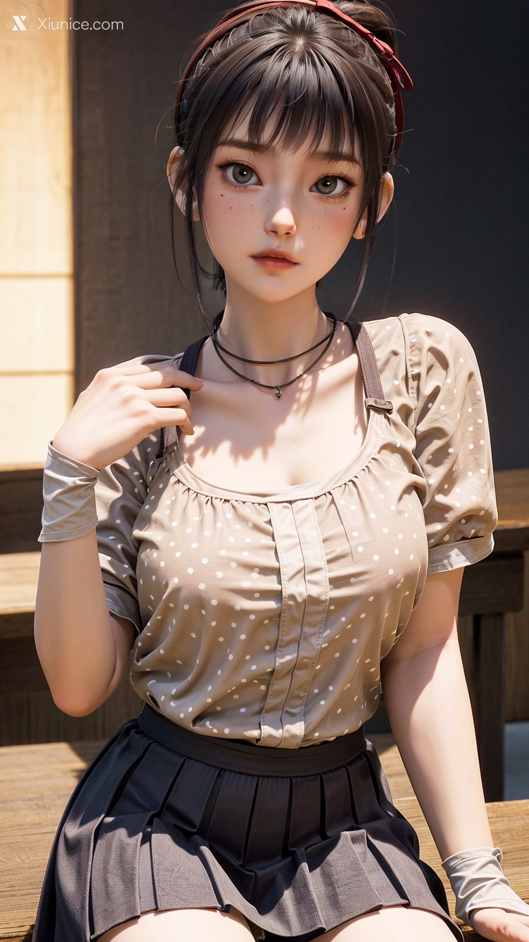 AI Girl Xiunice.com 天罡传 樊巧儿 樊巧儿 现代装 26